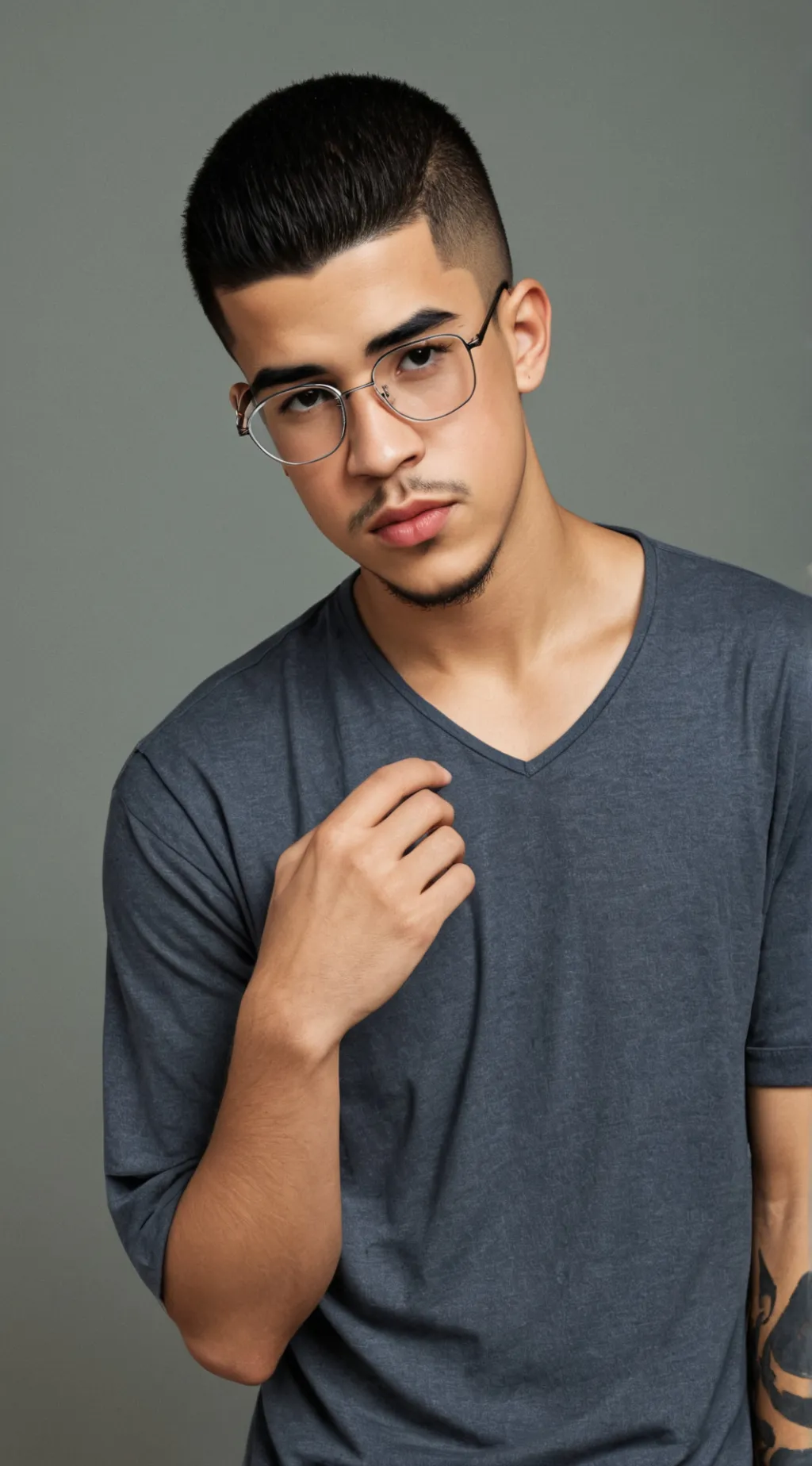 ai character: badbunny background