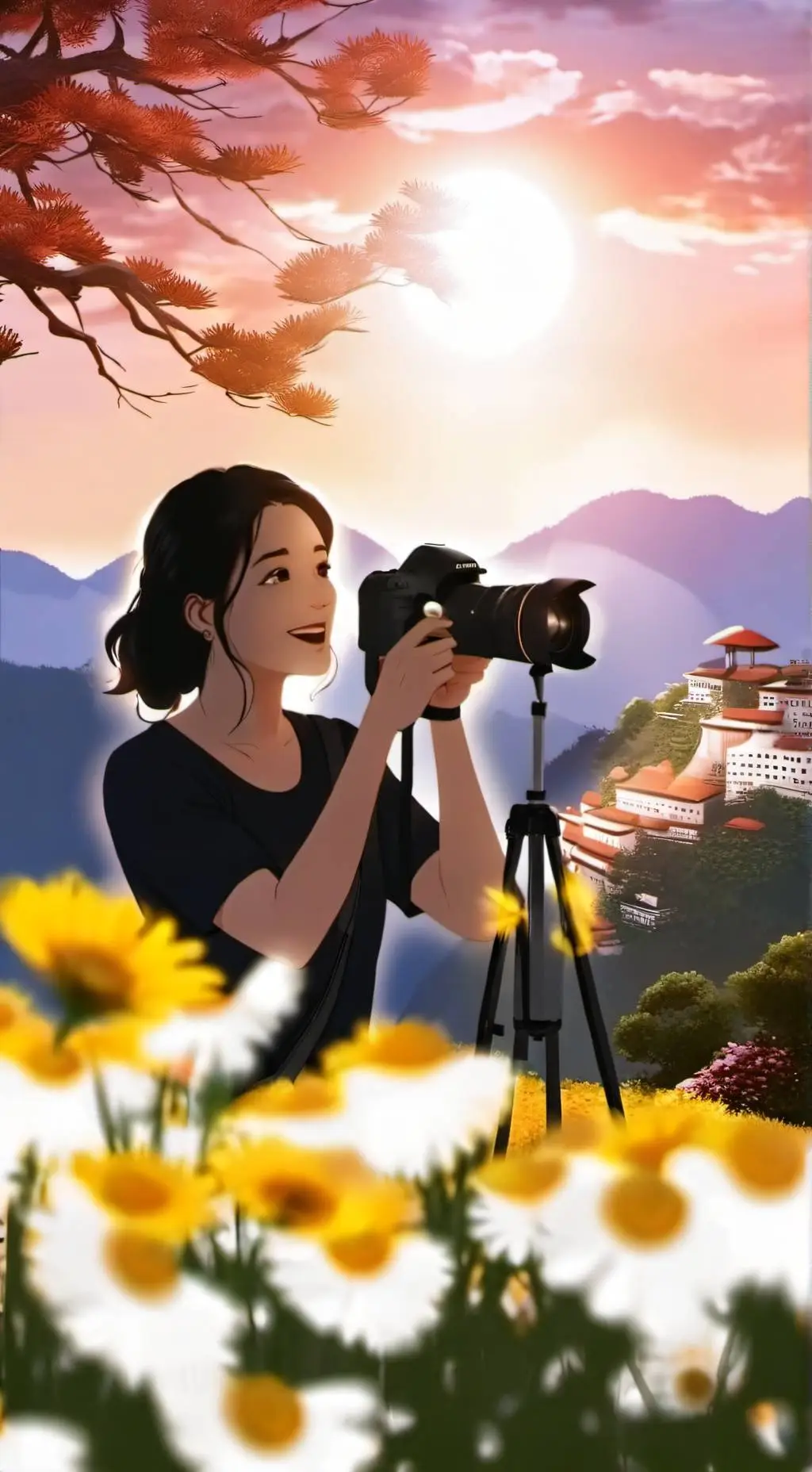 ai character: clara background
