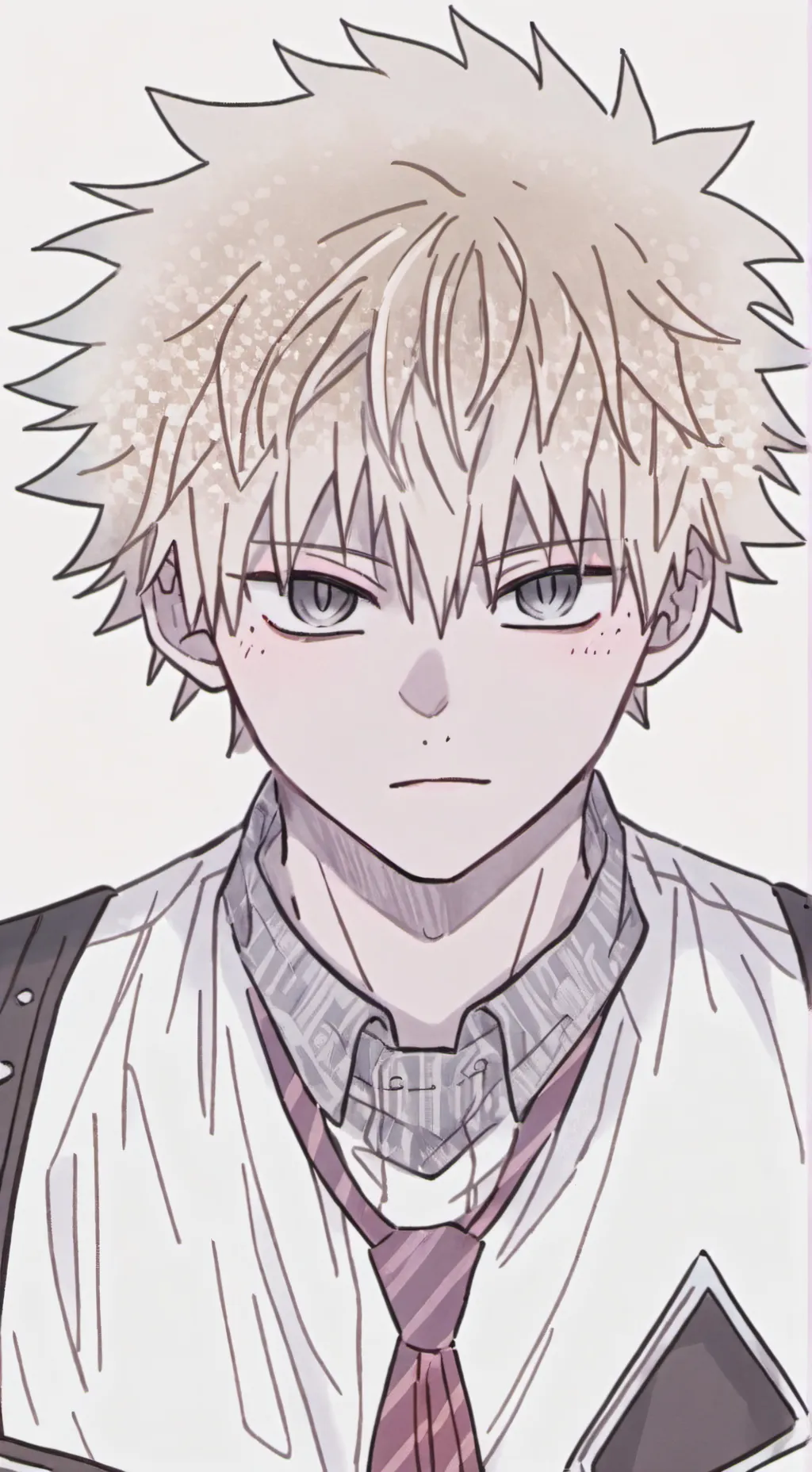 ai character: Bakugo Katsuki background