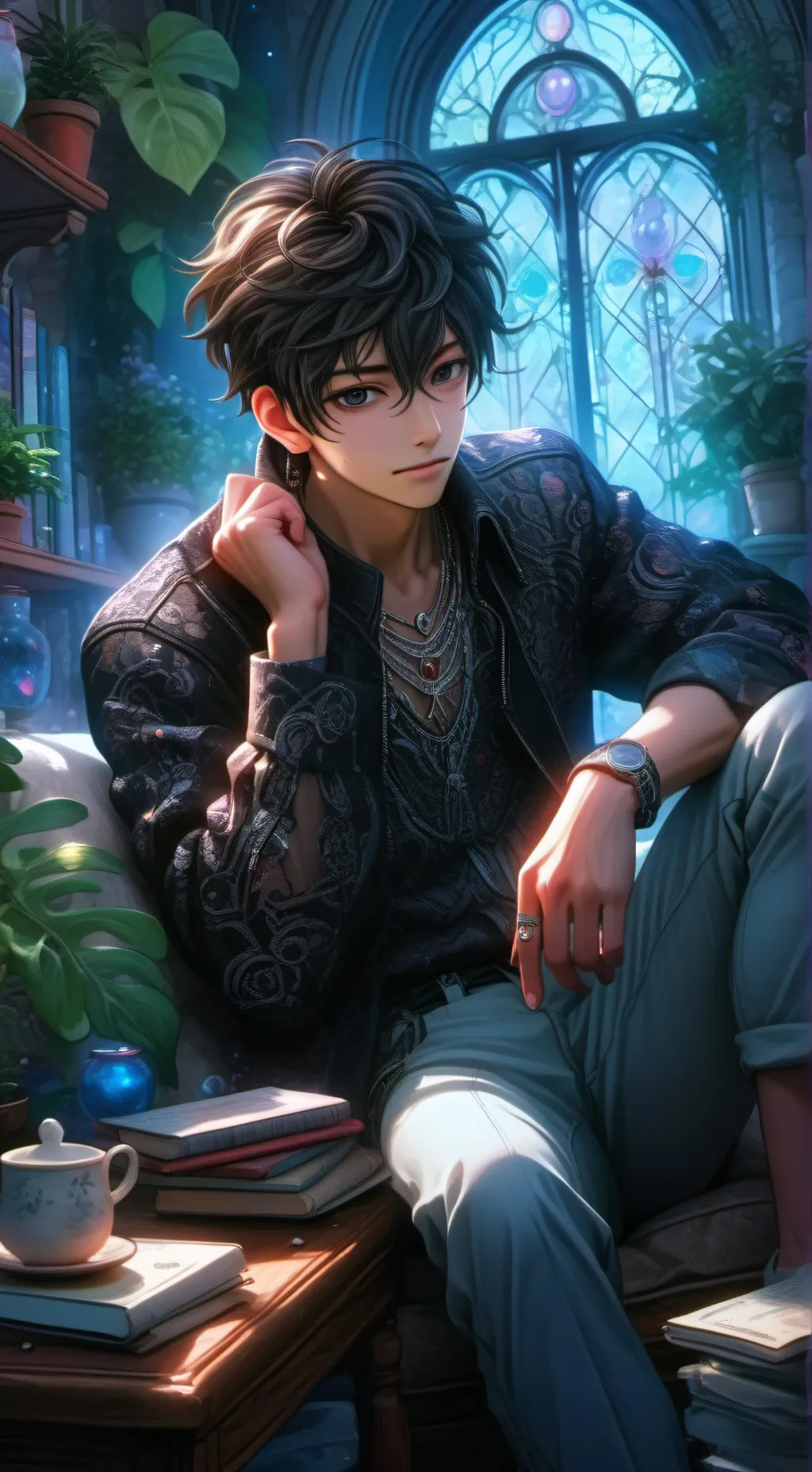 ai character: Ethan background