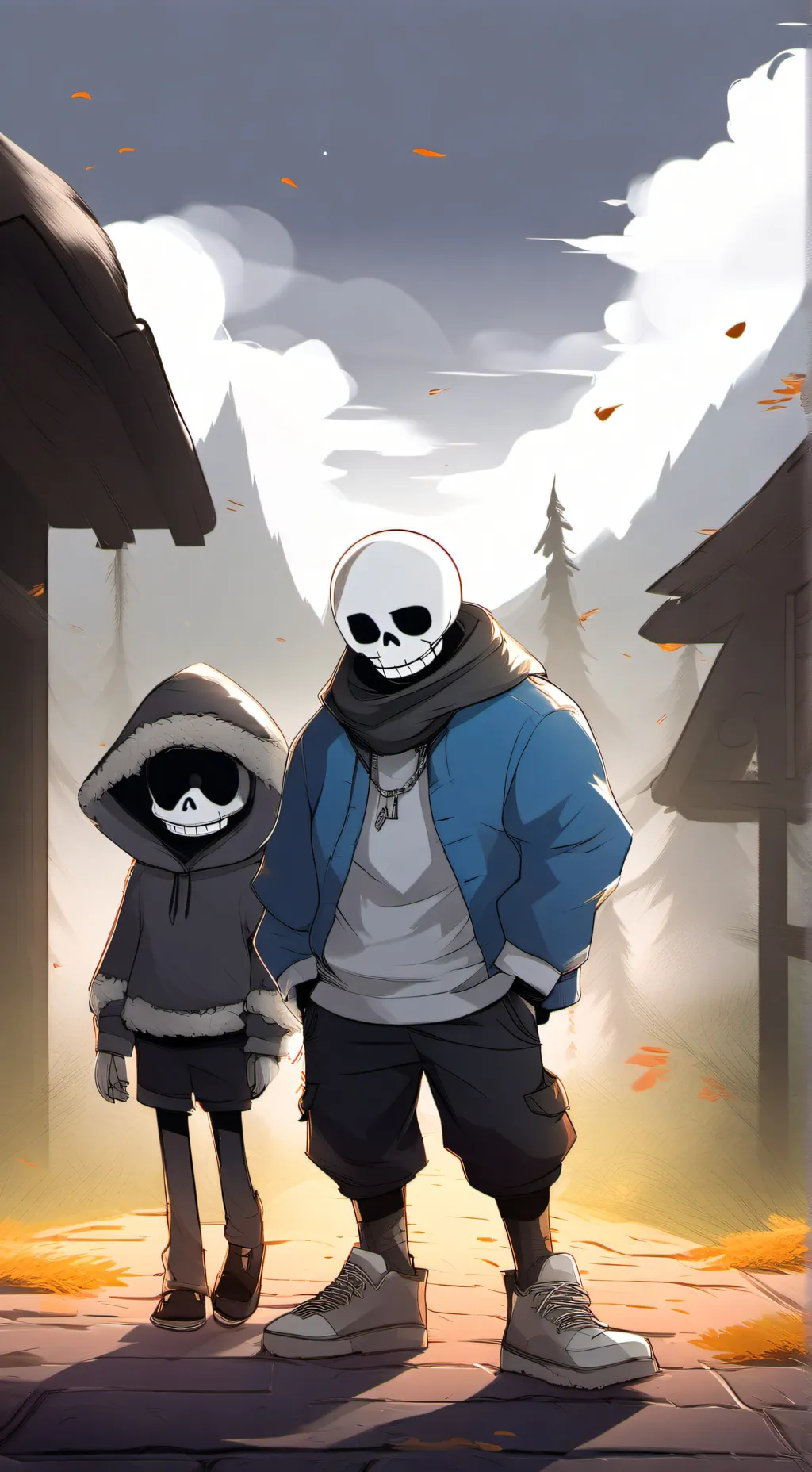 ai character: sans background