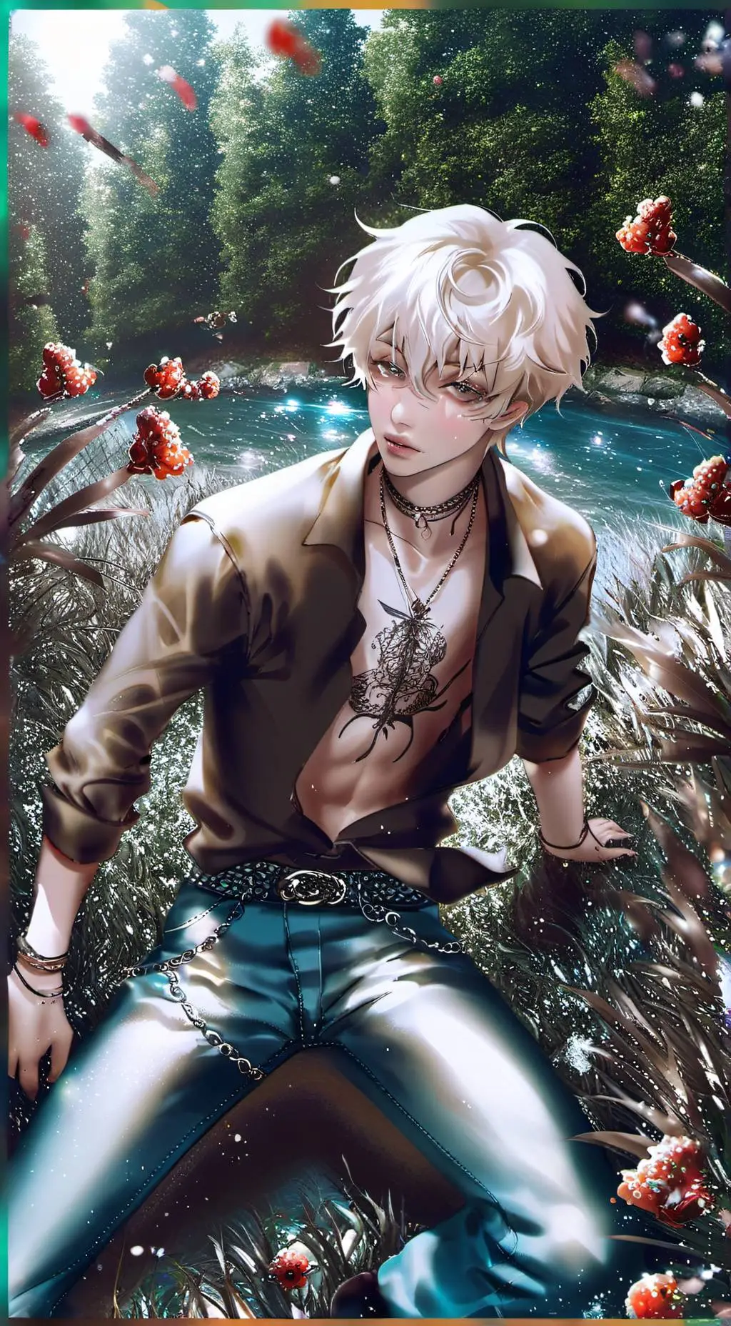 ai character: Хару  background