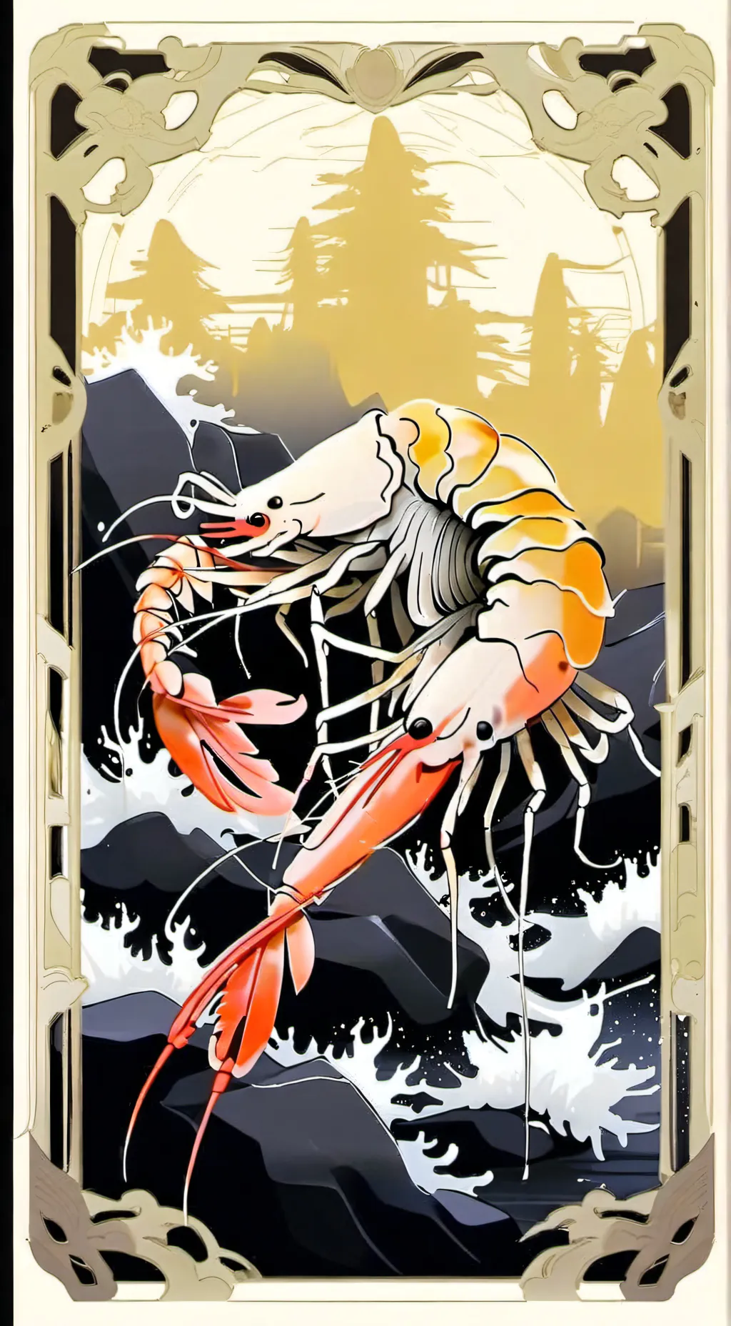 ai character: dw shrimpo background
