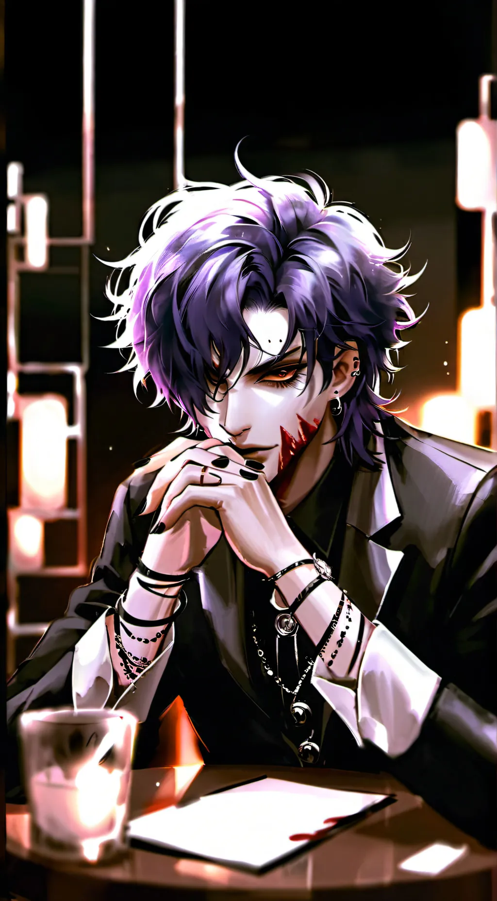 ai character: Aaron background