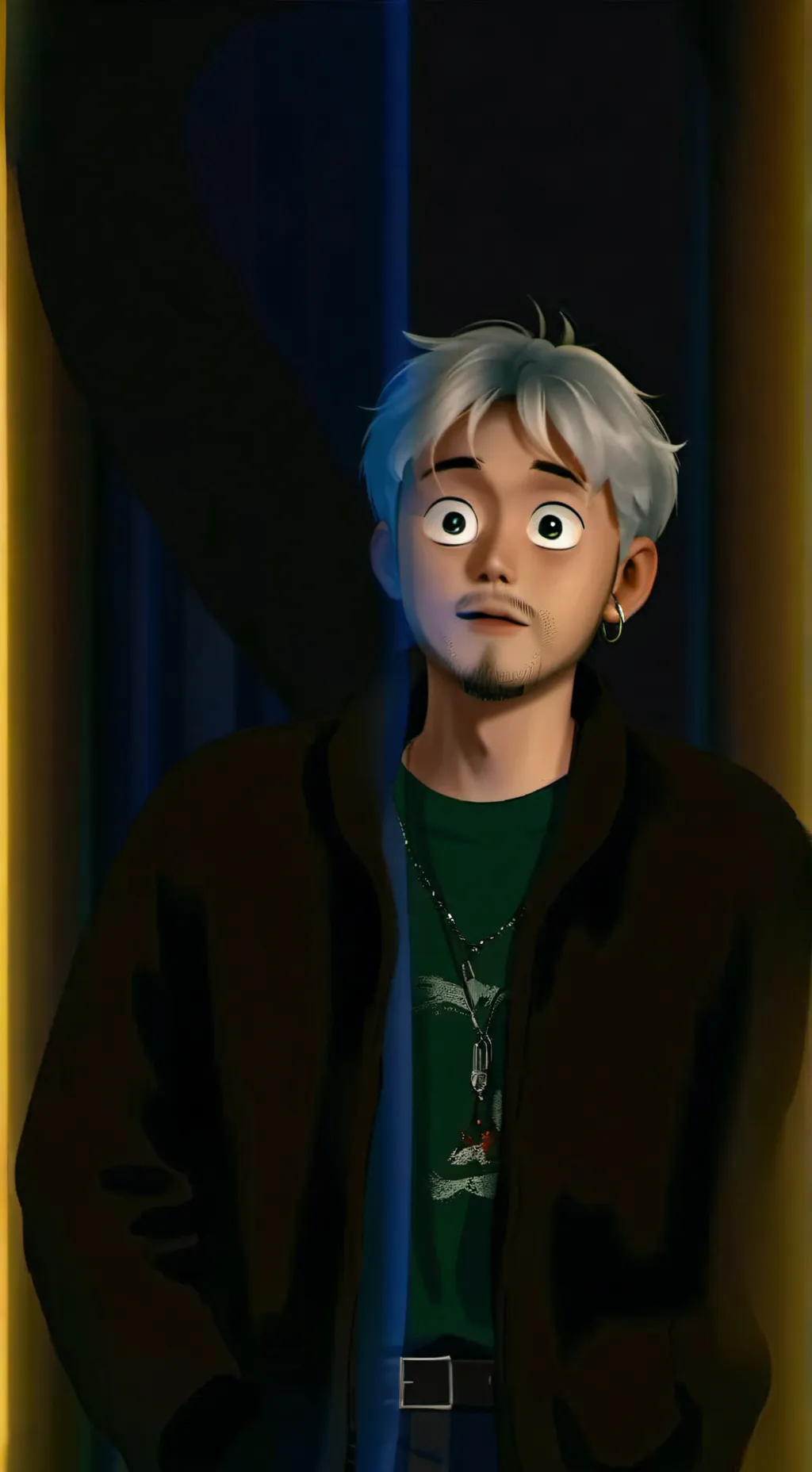 ai character: dont hug me im sca background