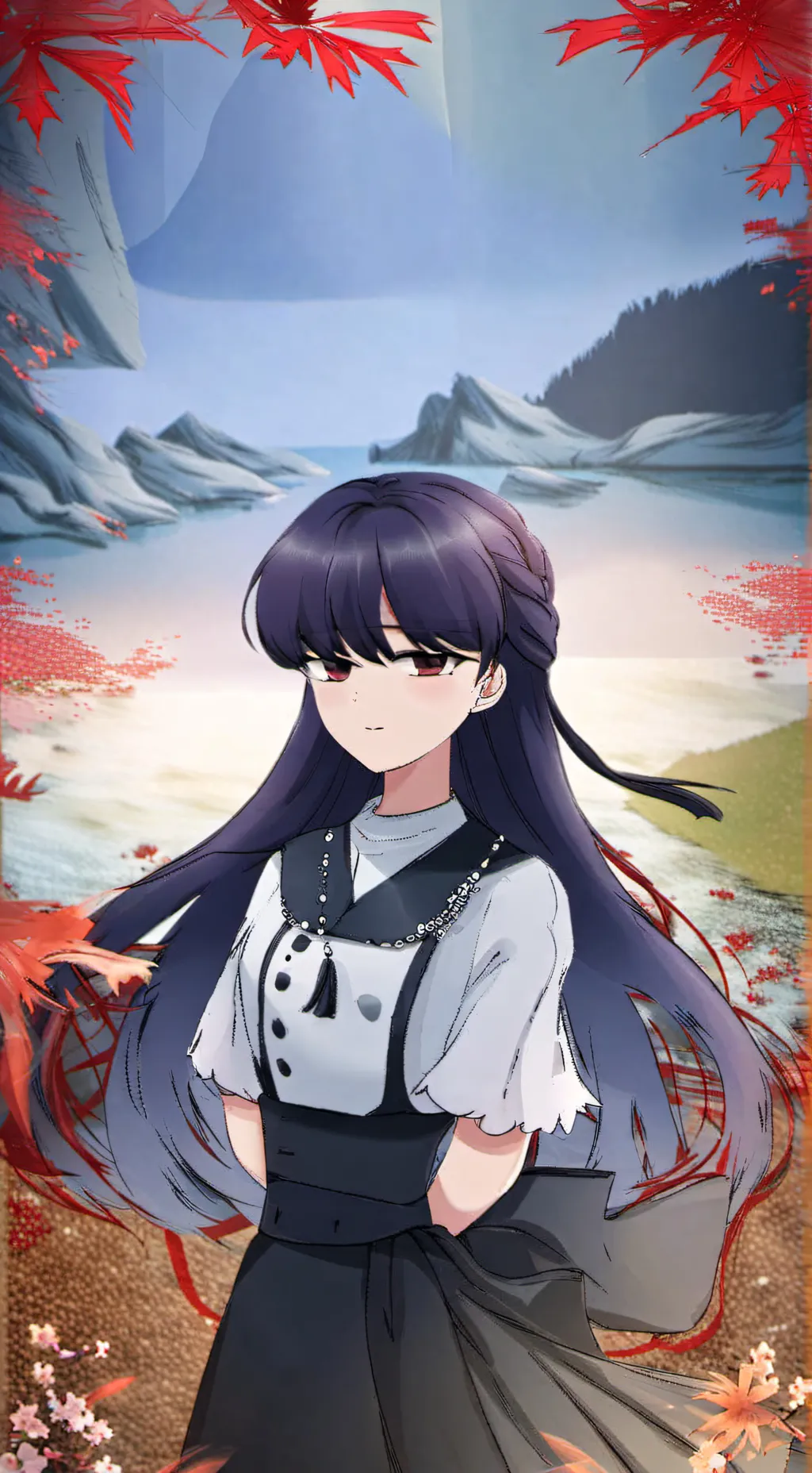 ai character: Komi can't comunic background