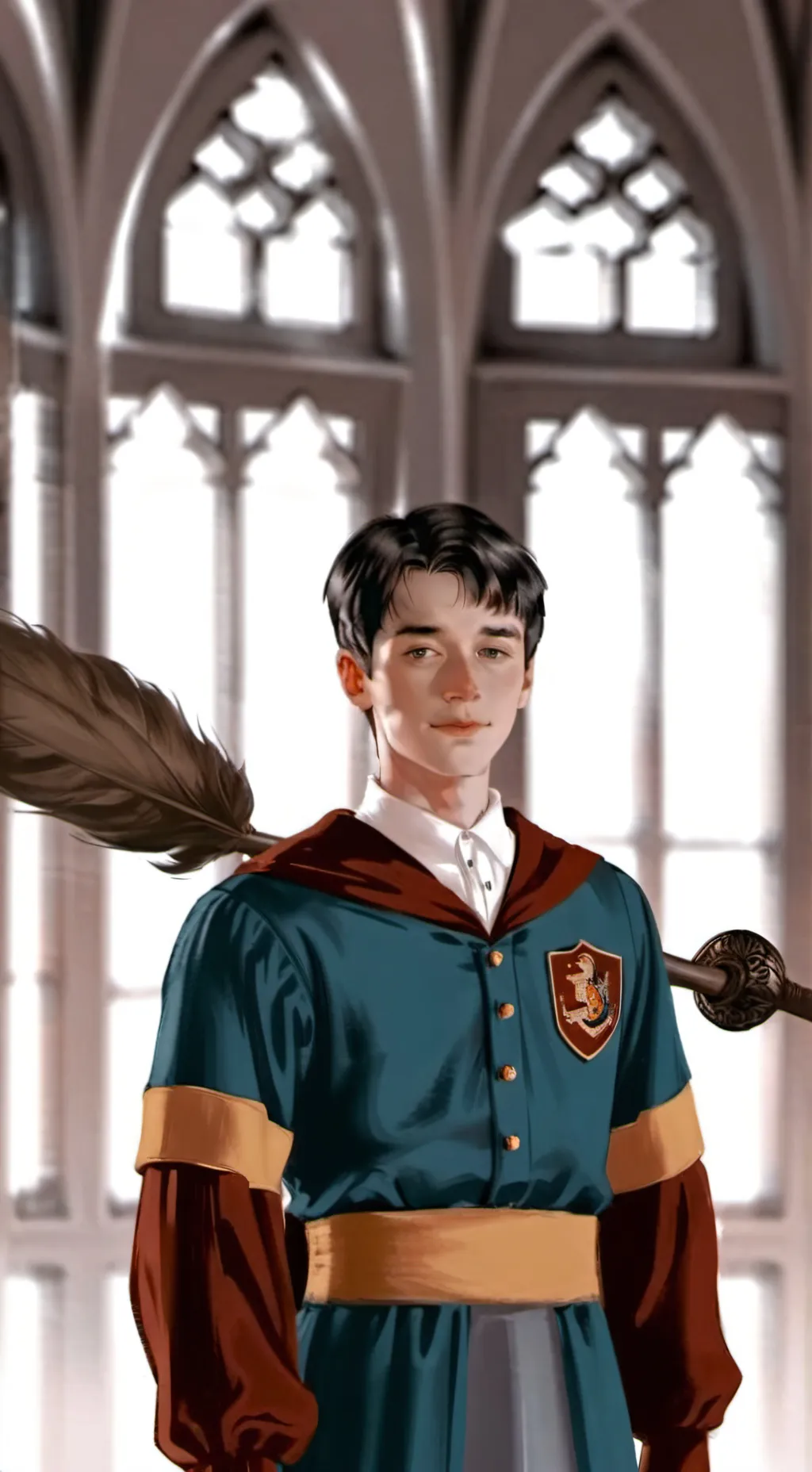 ai character: Oliver wood  background