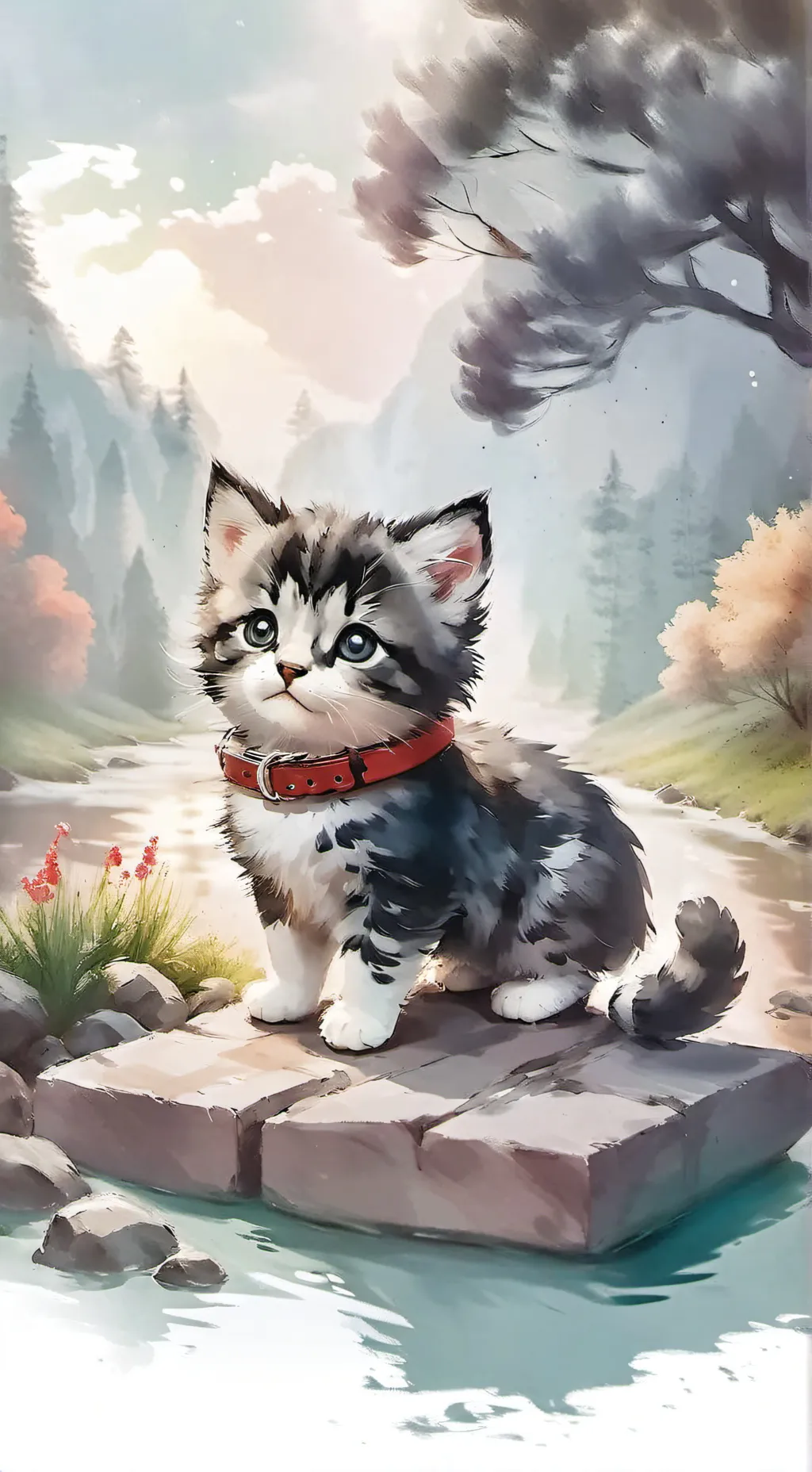 ai character: Kitty background