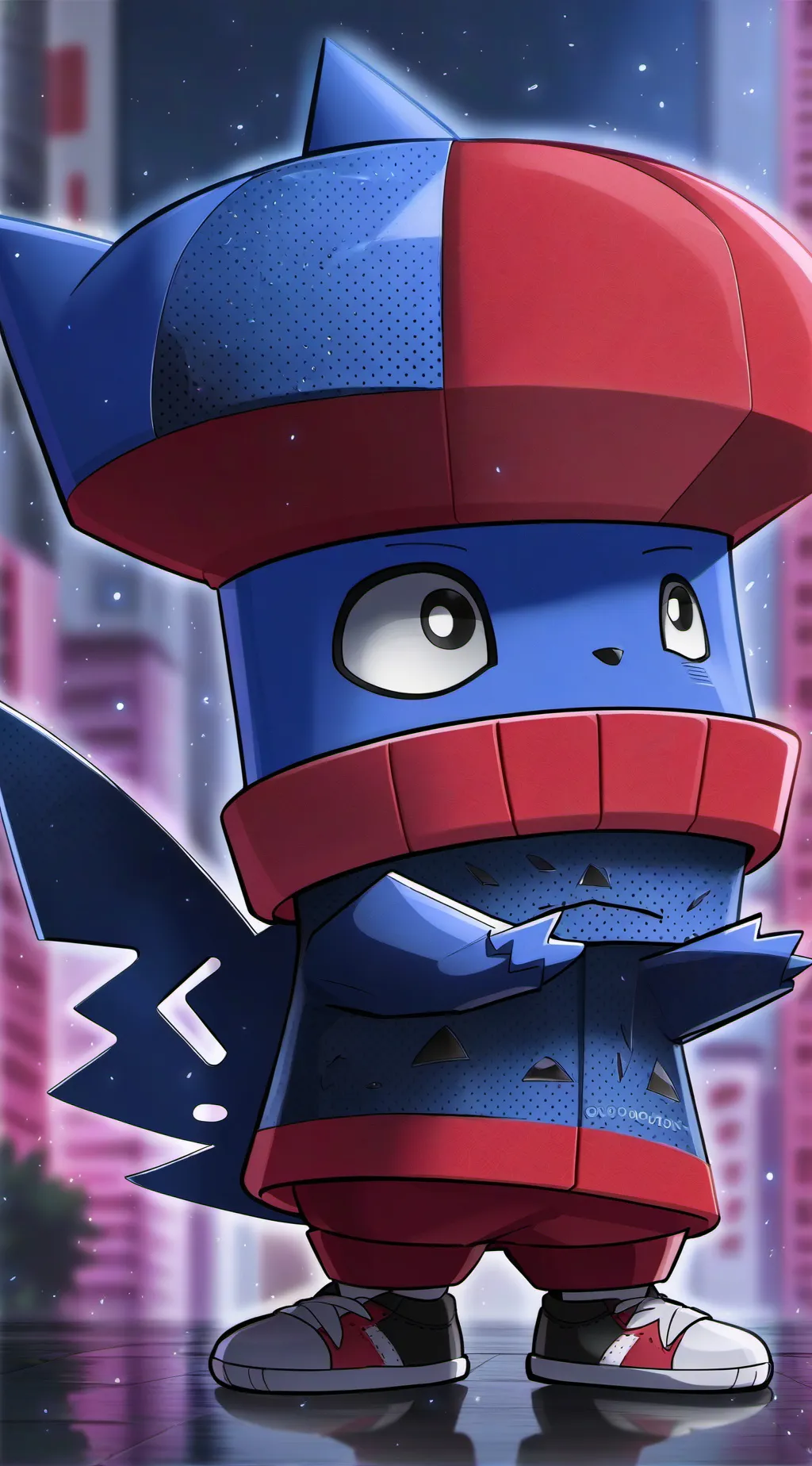 ai character: blue rfs  background
