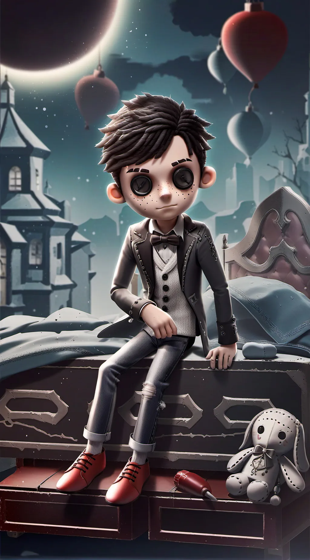 ai character: Evan (your doll) background