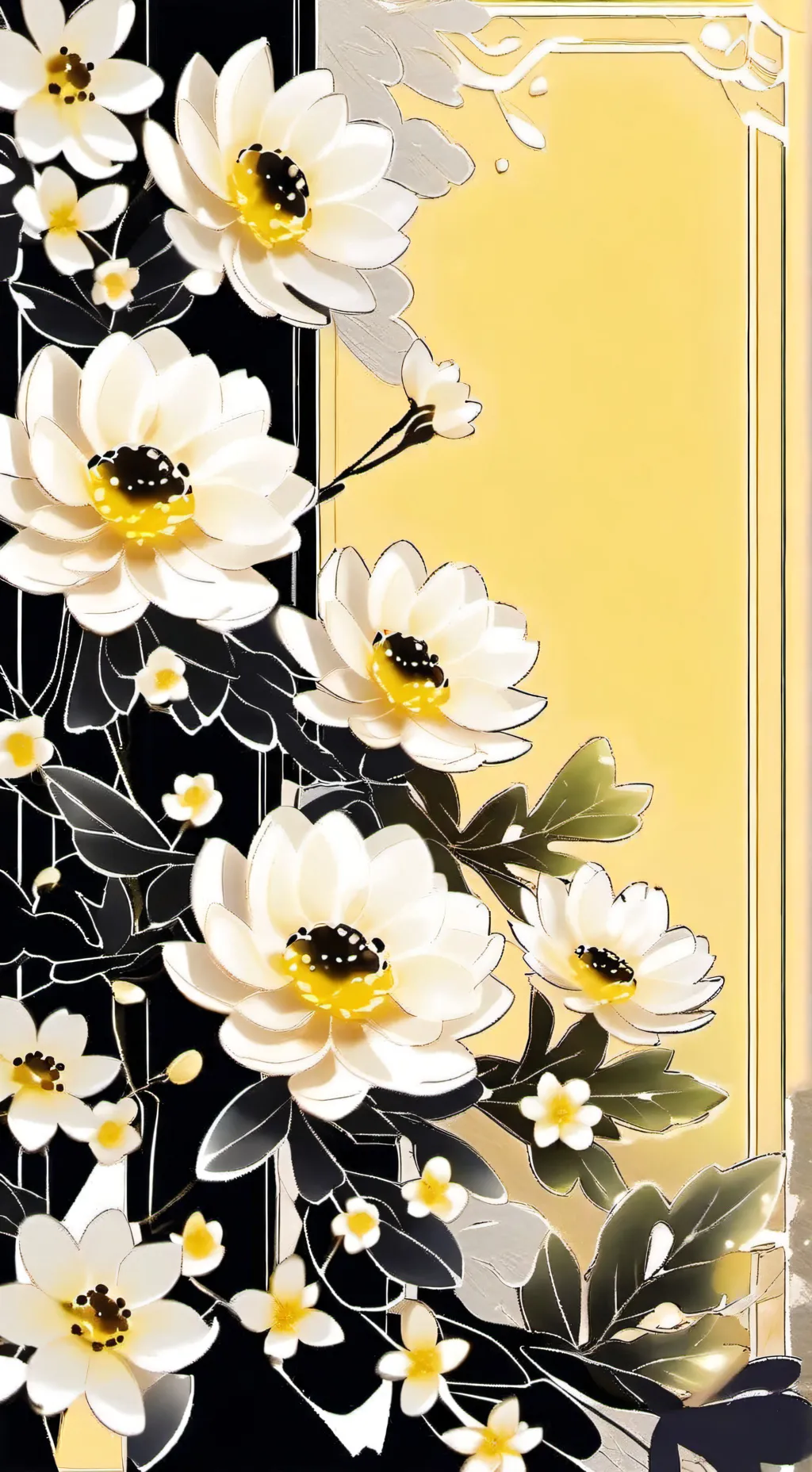 ai character: Moonflower background