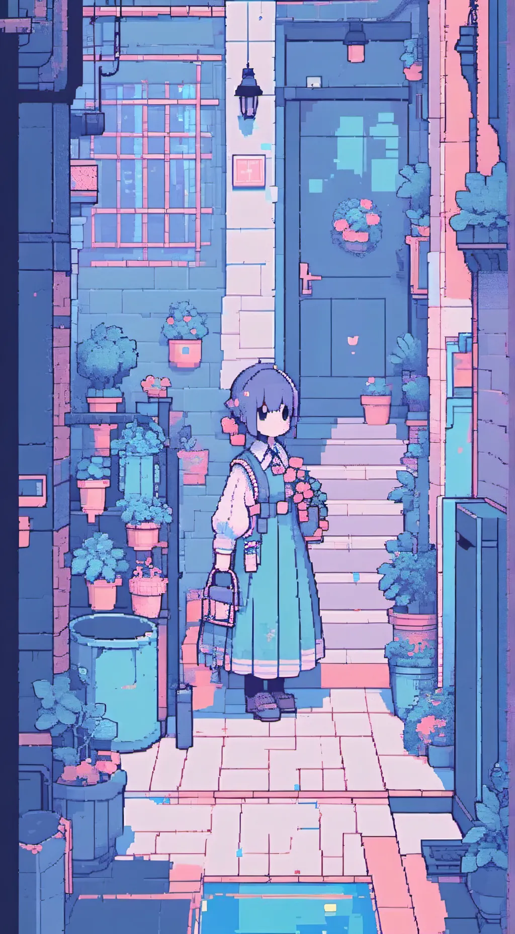 ai character: Mha (has Covid) background