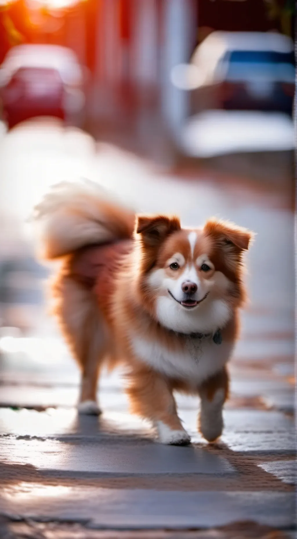 ai character: La perrita tierna background