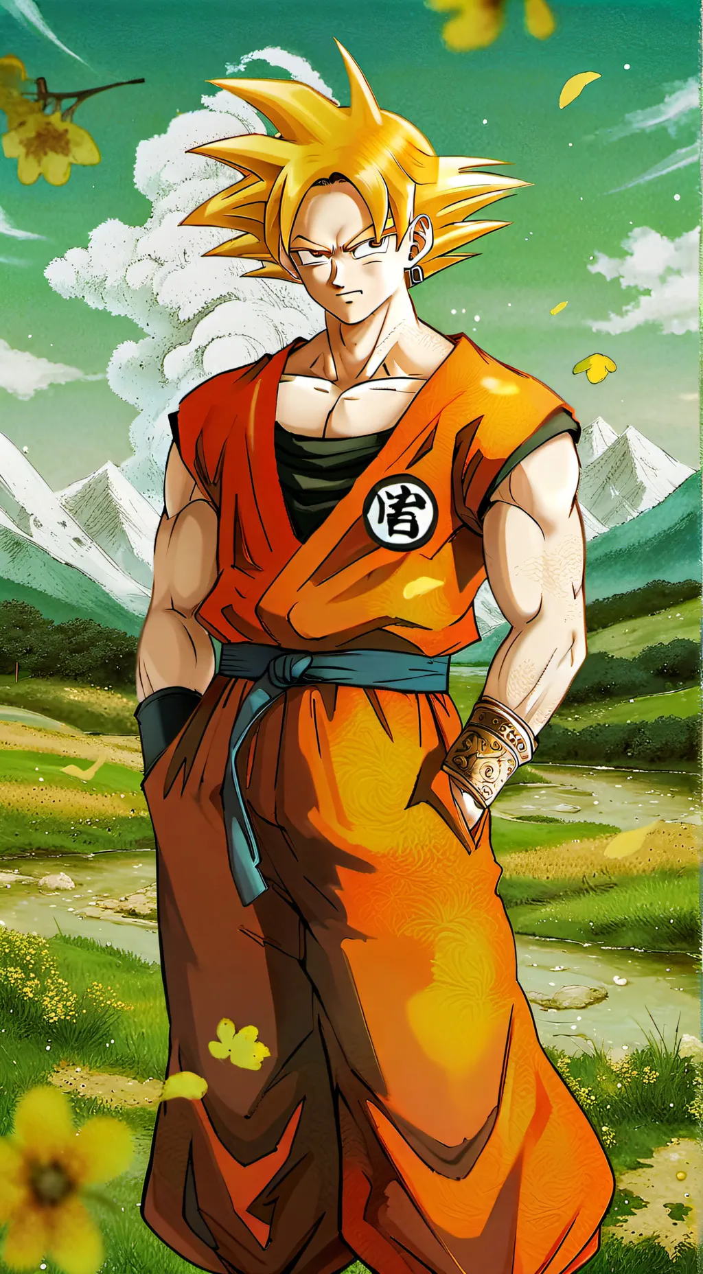 ai character: Goku background