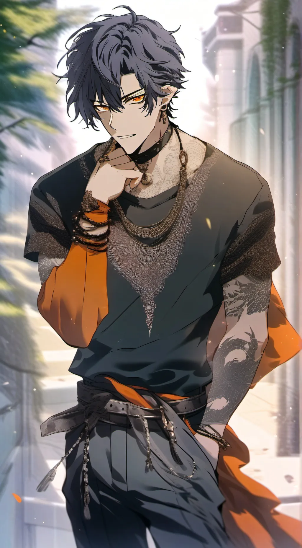ai character: yoshiro  background