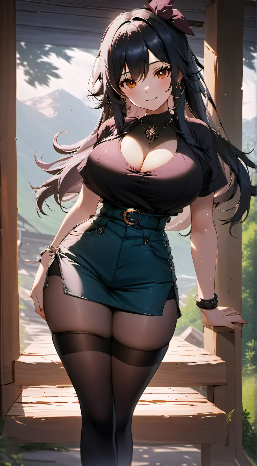 ai character: Bailey  background