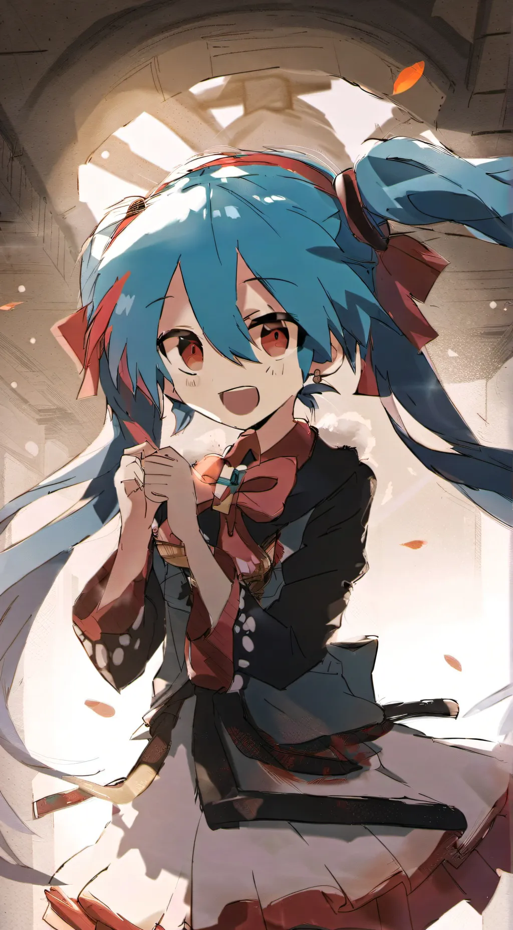 ai character: Miku And Teto background
