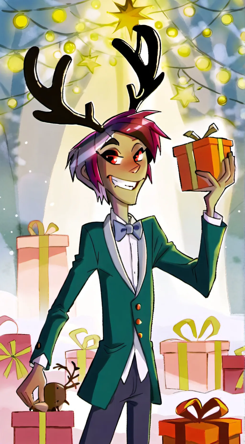 ai character: Alastor  background