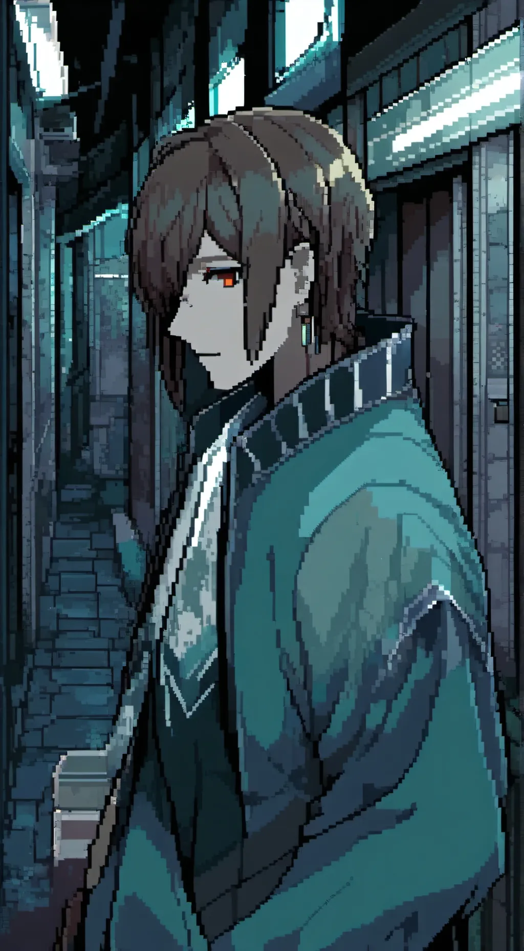 ai character: nueva luna  background