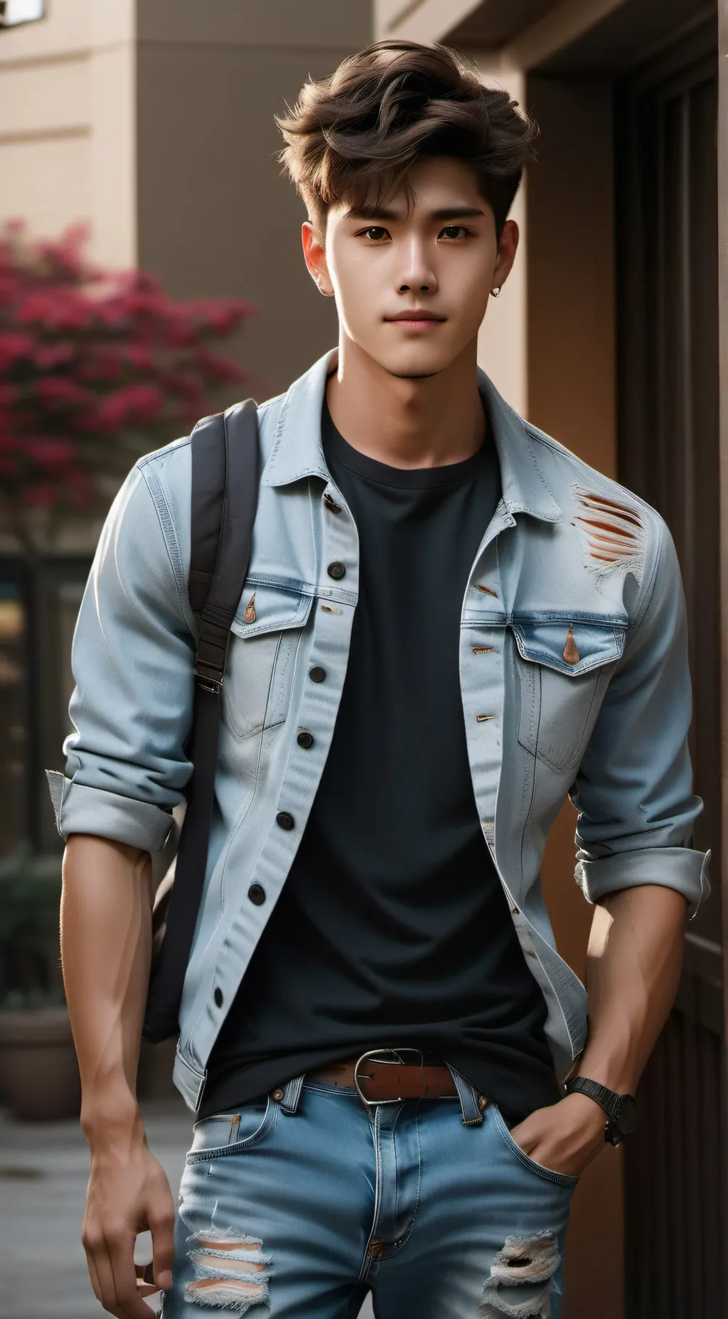 ai character: Blake Ross  background