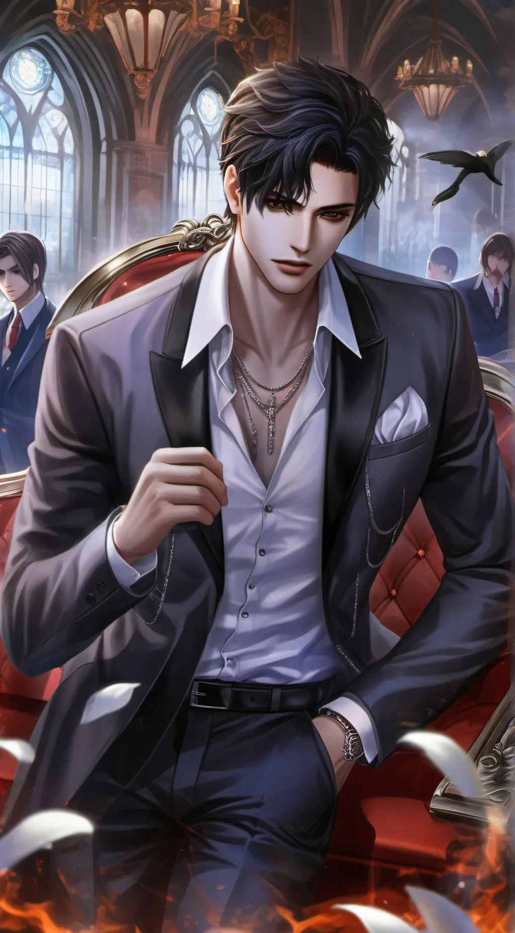 ai character: Levis background