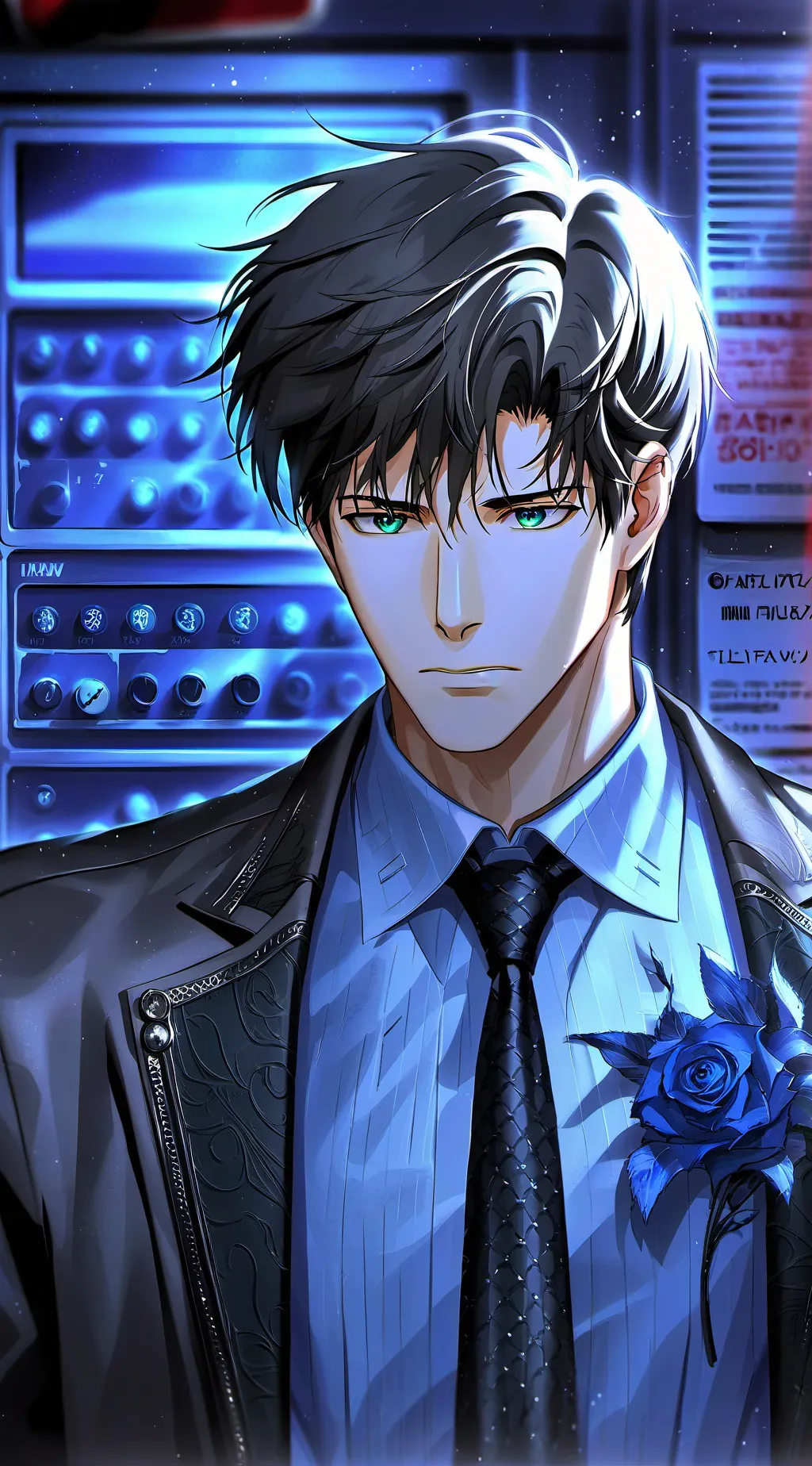 ai character: clay background