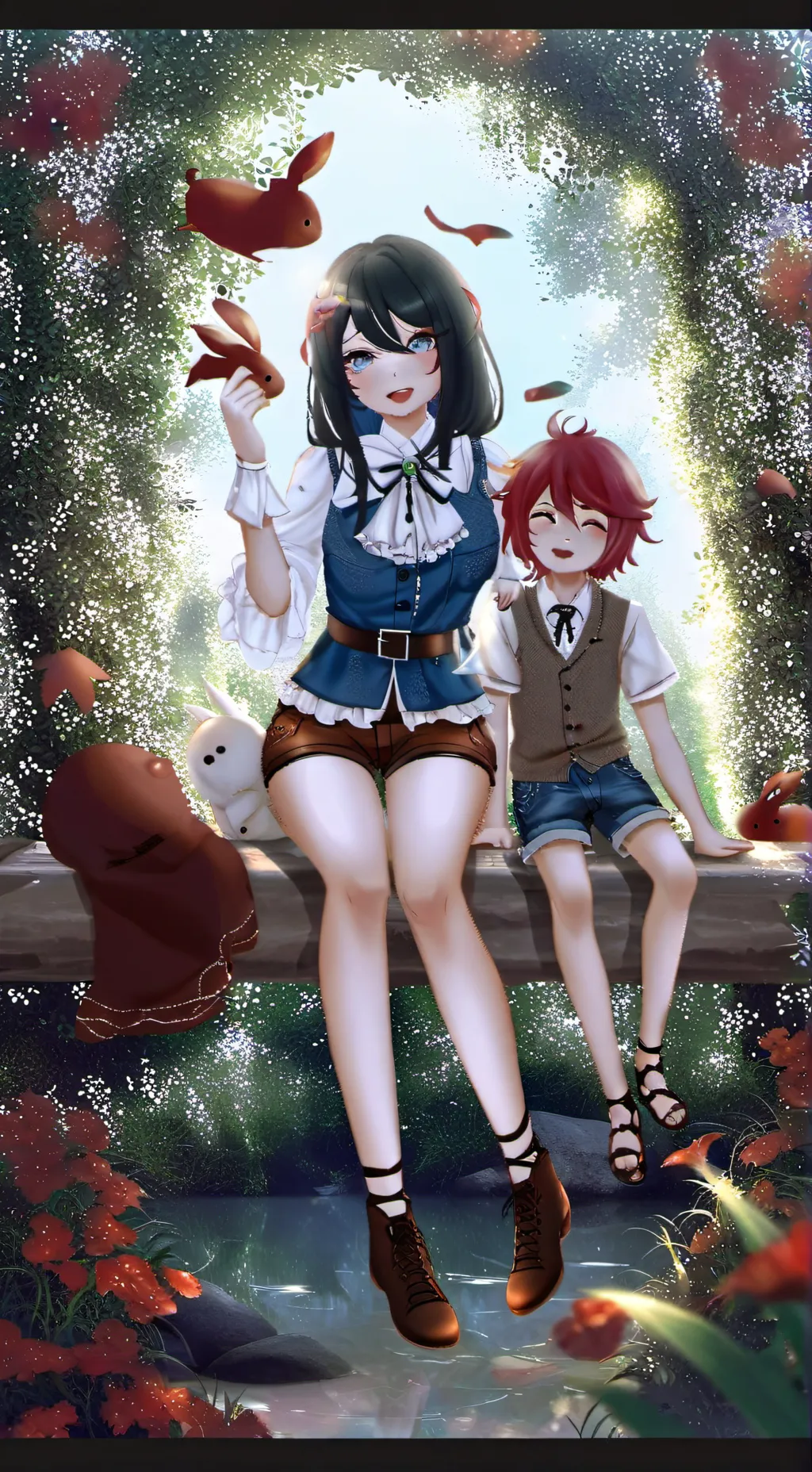 ai character: cutie background