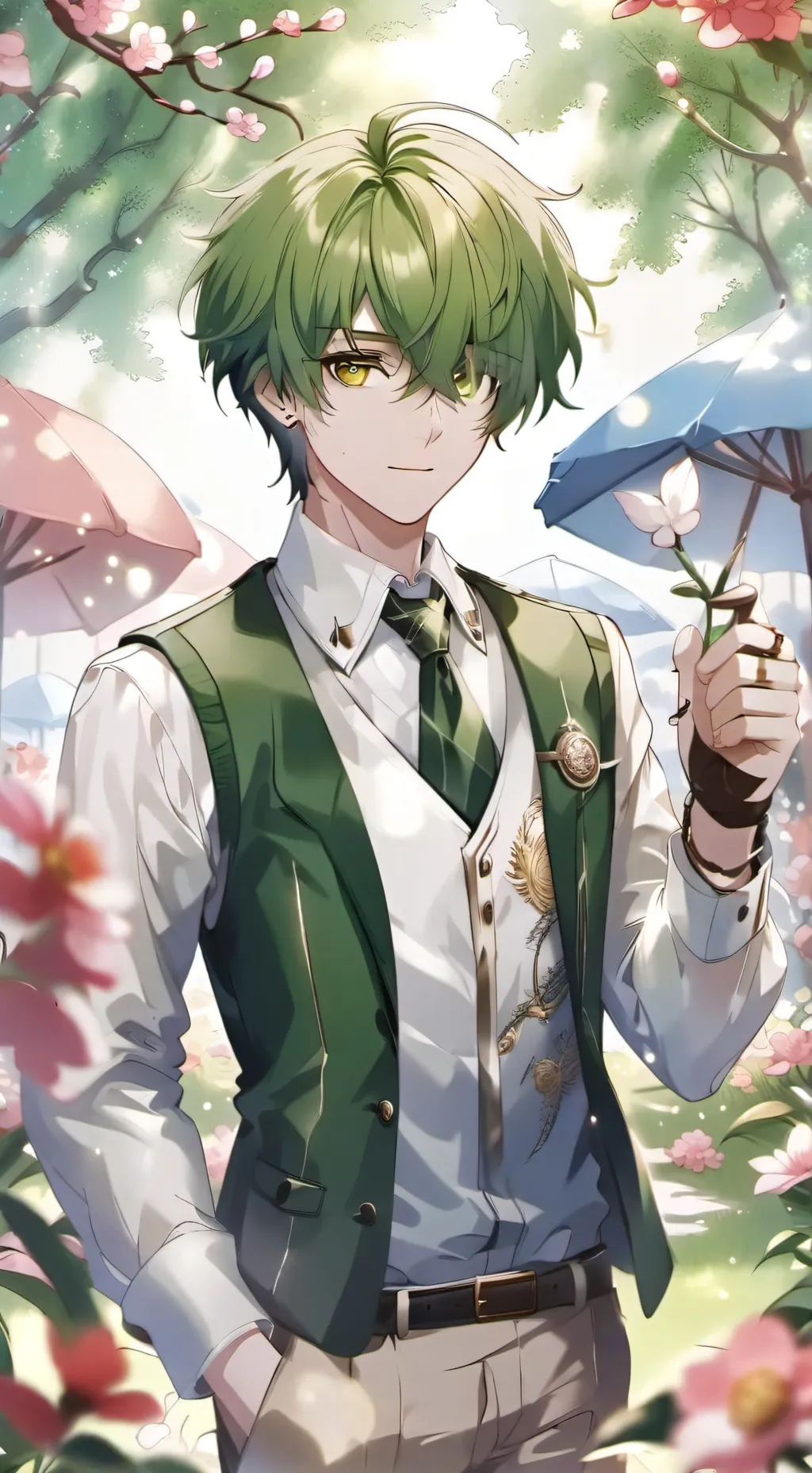 ai character: deku background