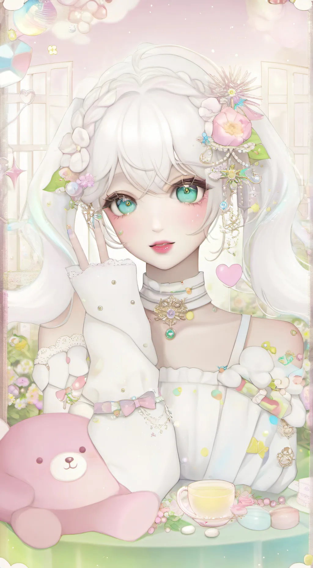 ai character: ◇titi XD♡ background