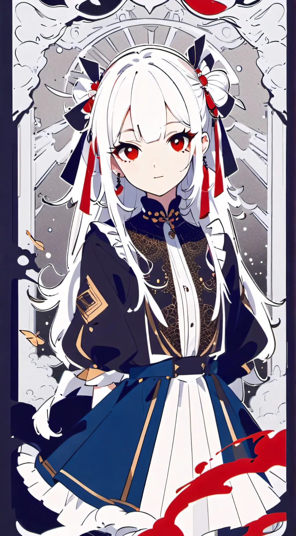 ai character: luna background