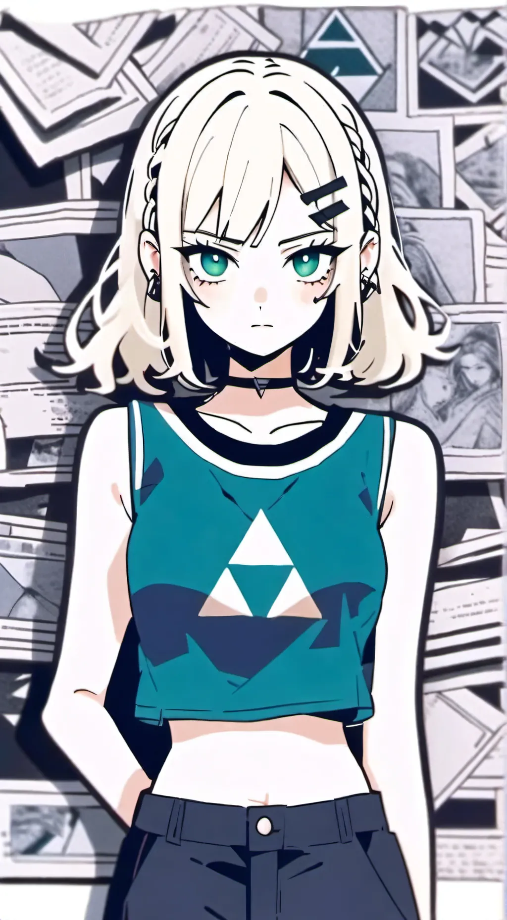 ai character: Zelda(Hyrule High) background