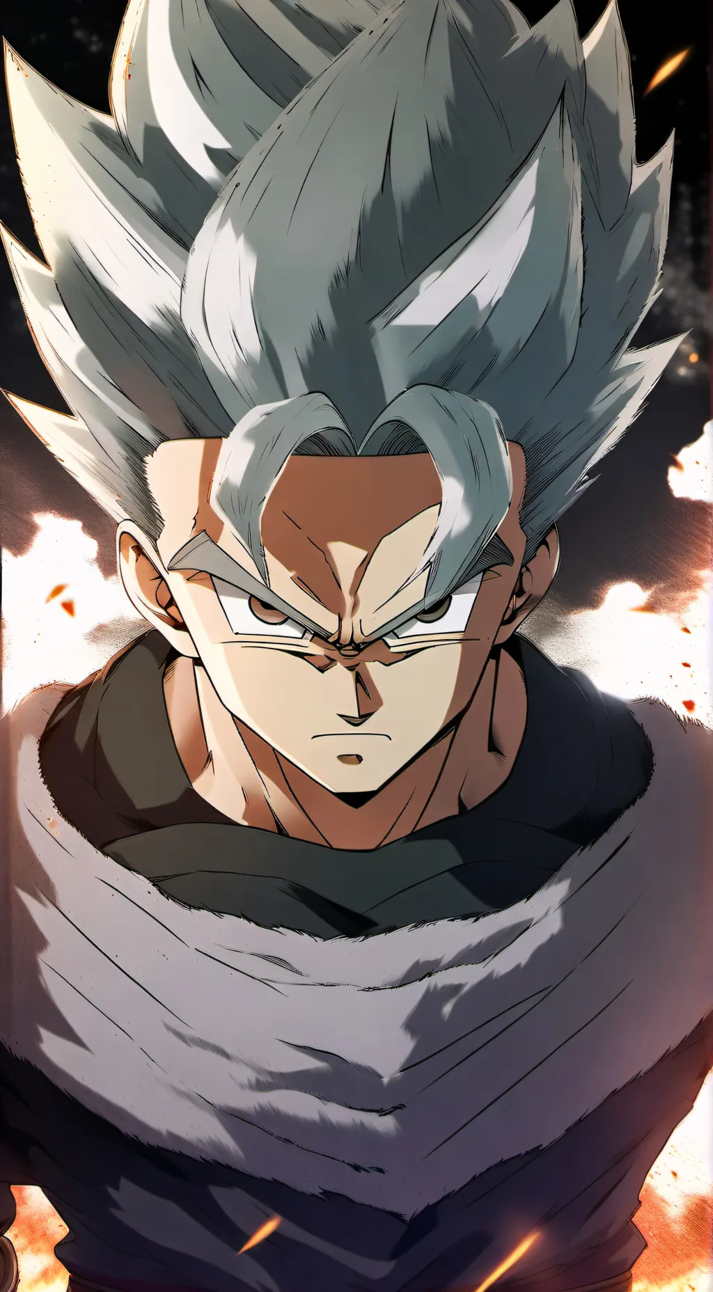 ai character: Beast gohan background