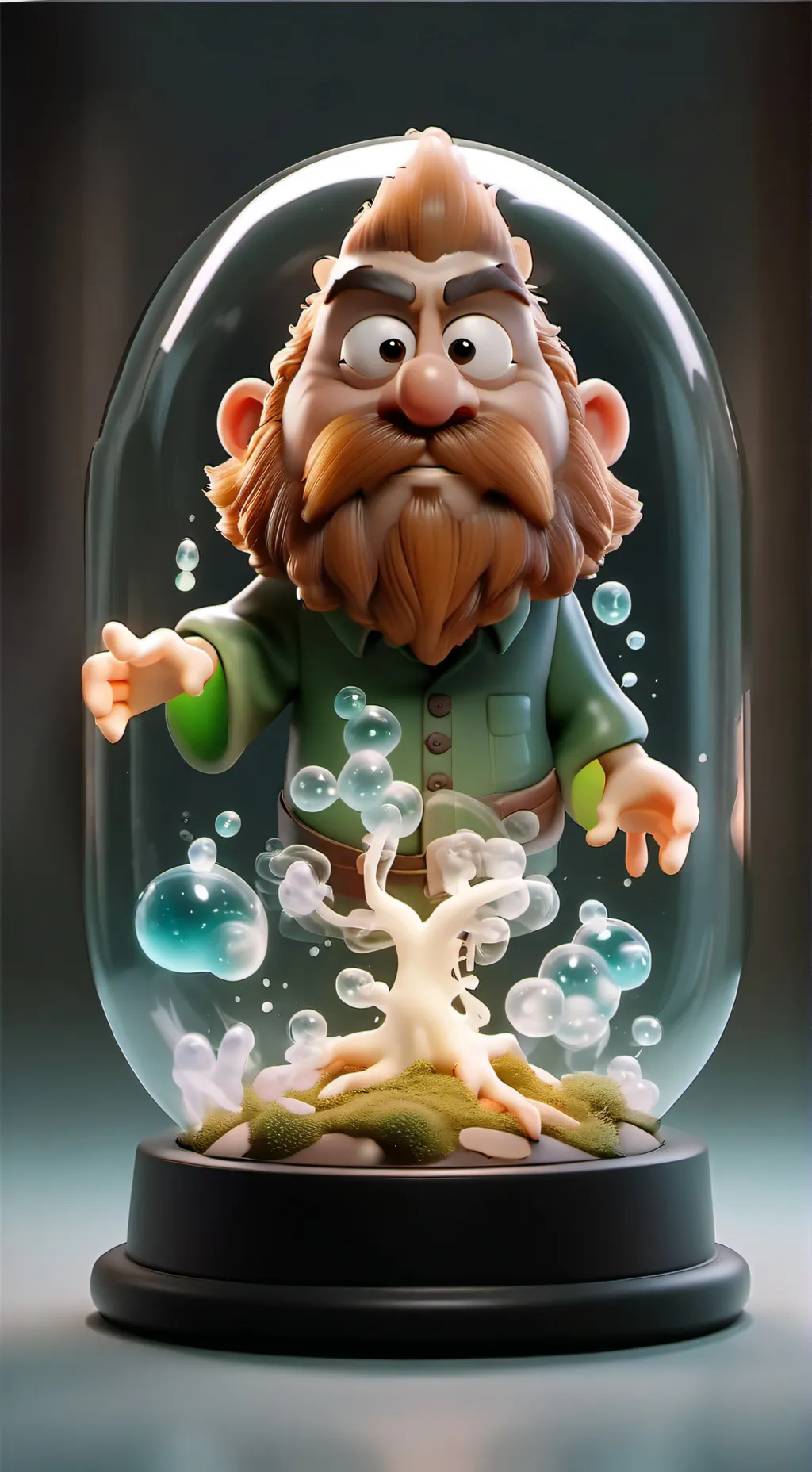 ai character: Fred background