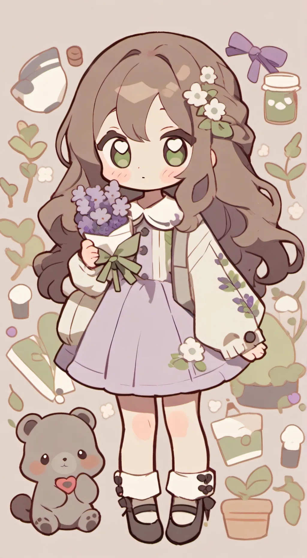 ai character: Mi mi background