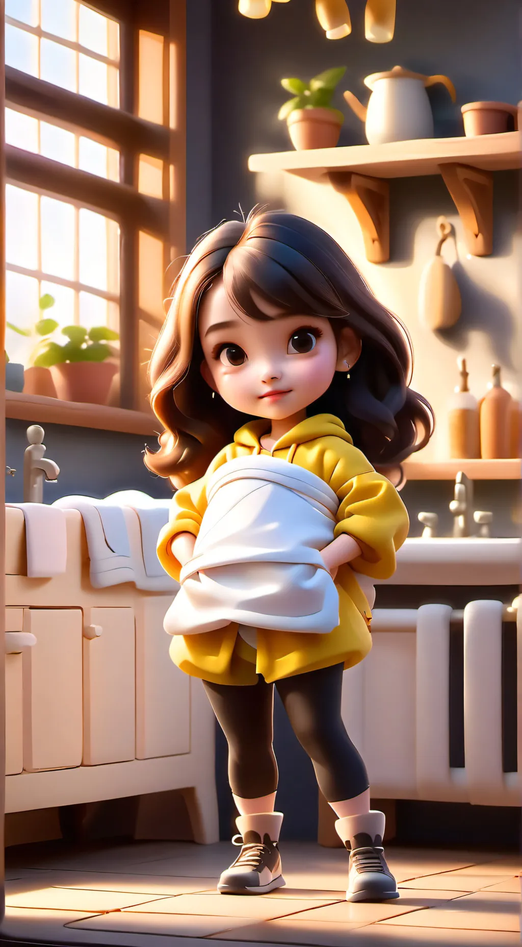 ai character: Poo girl background