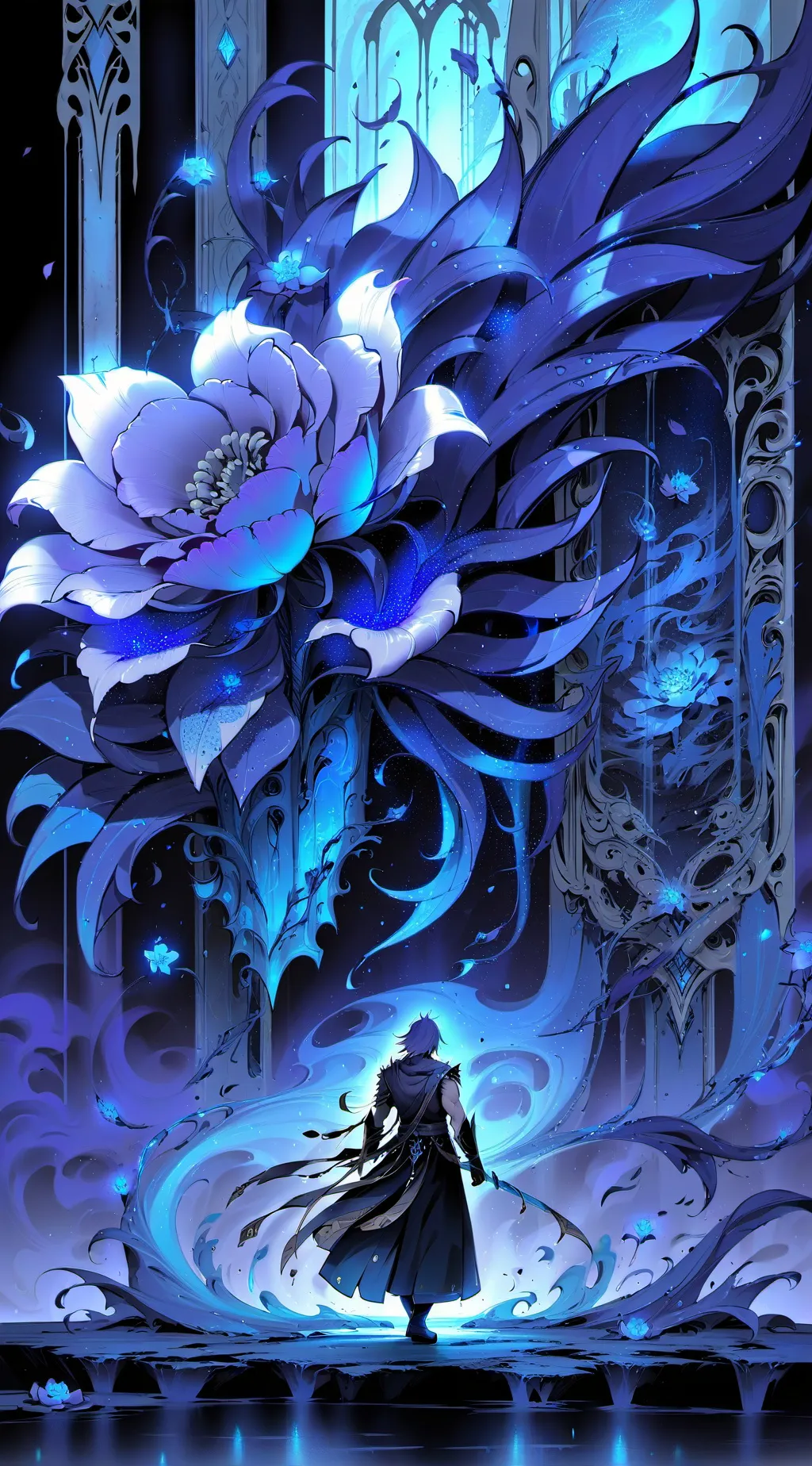 ai character: Dw squid game background