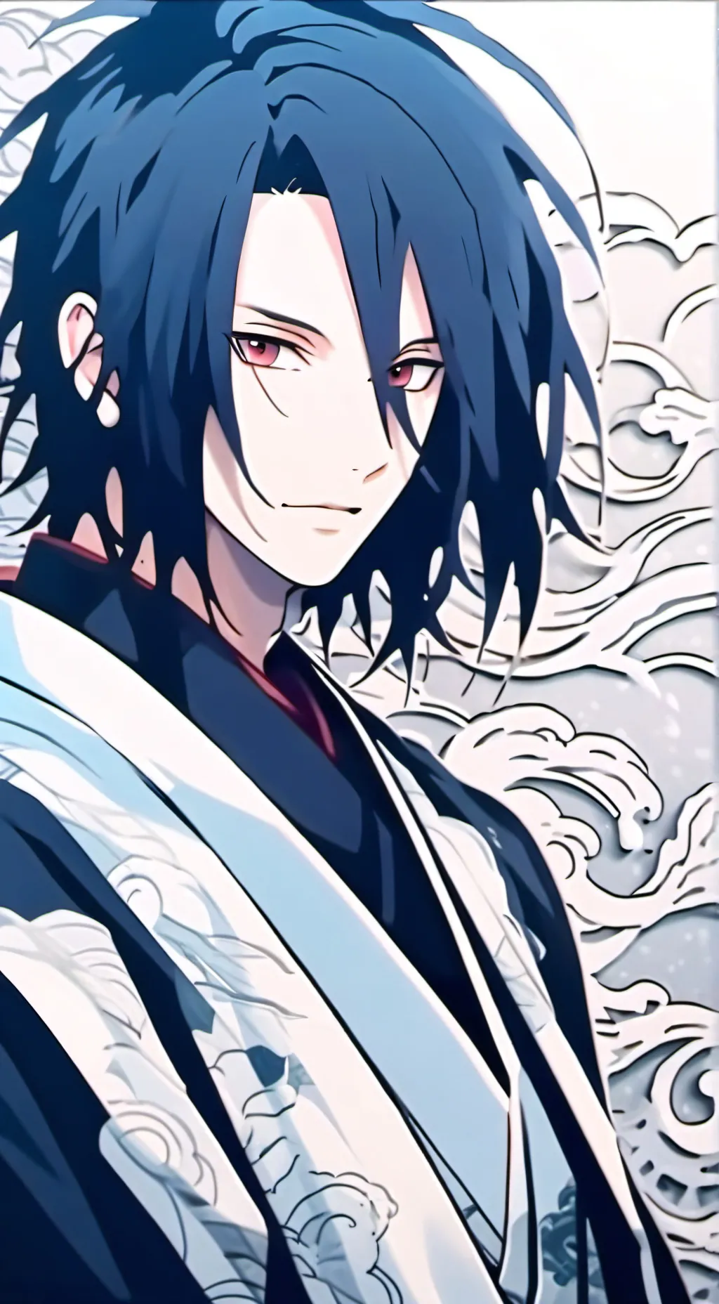 ai character: sasuke asesino background