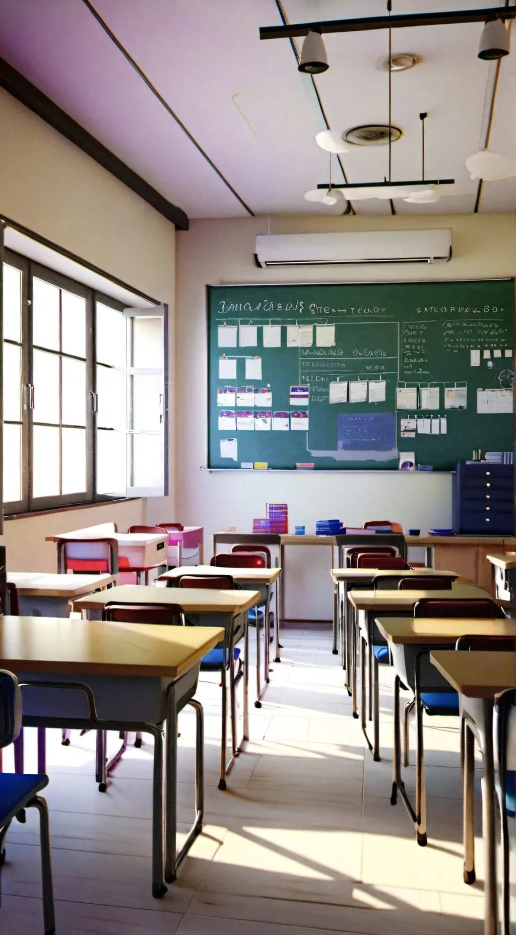 ai character: School background