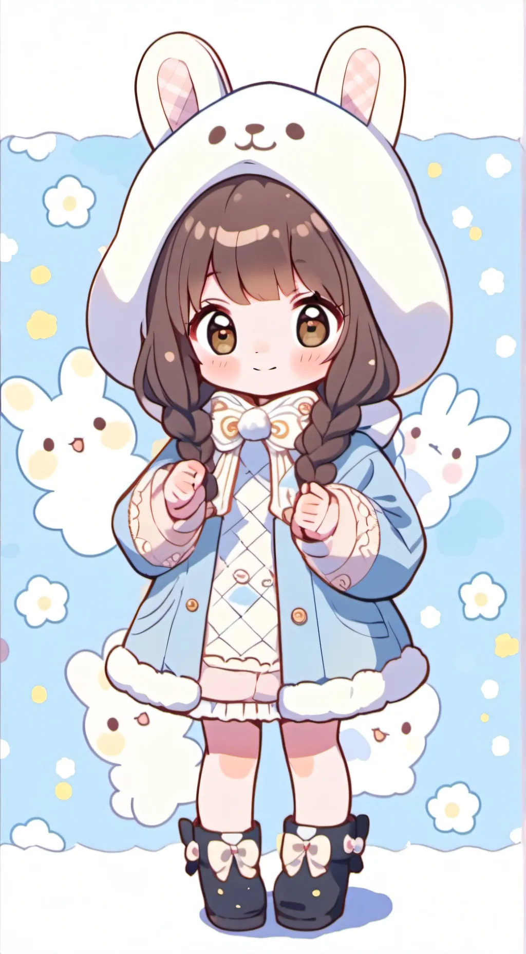 ai character: cinamonrol fan background