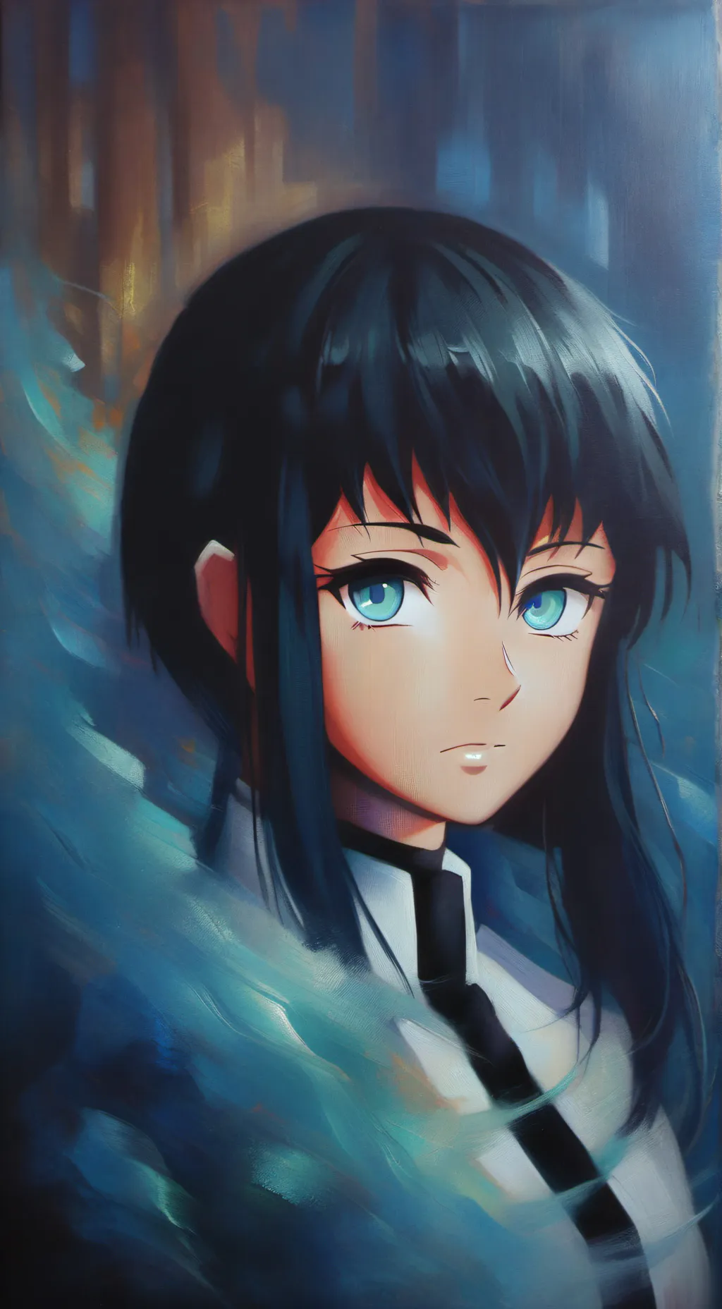 ai character: muichiro x yn background