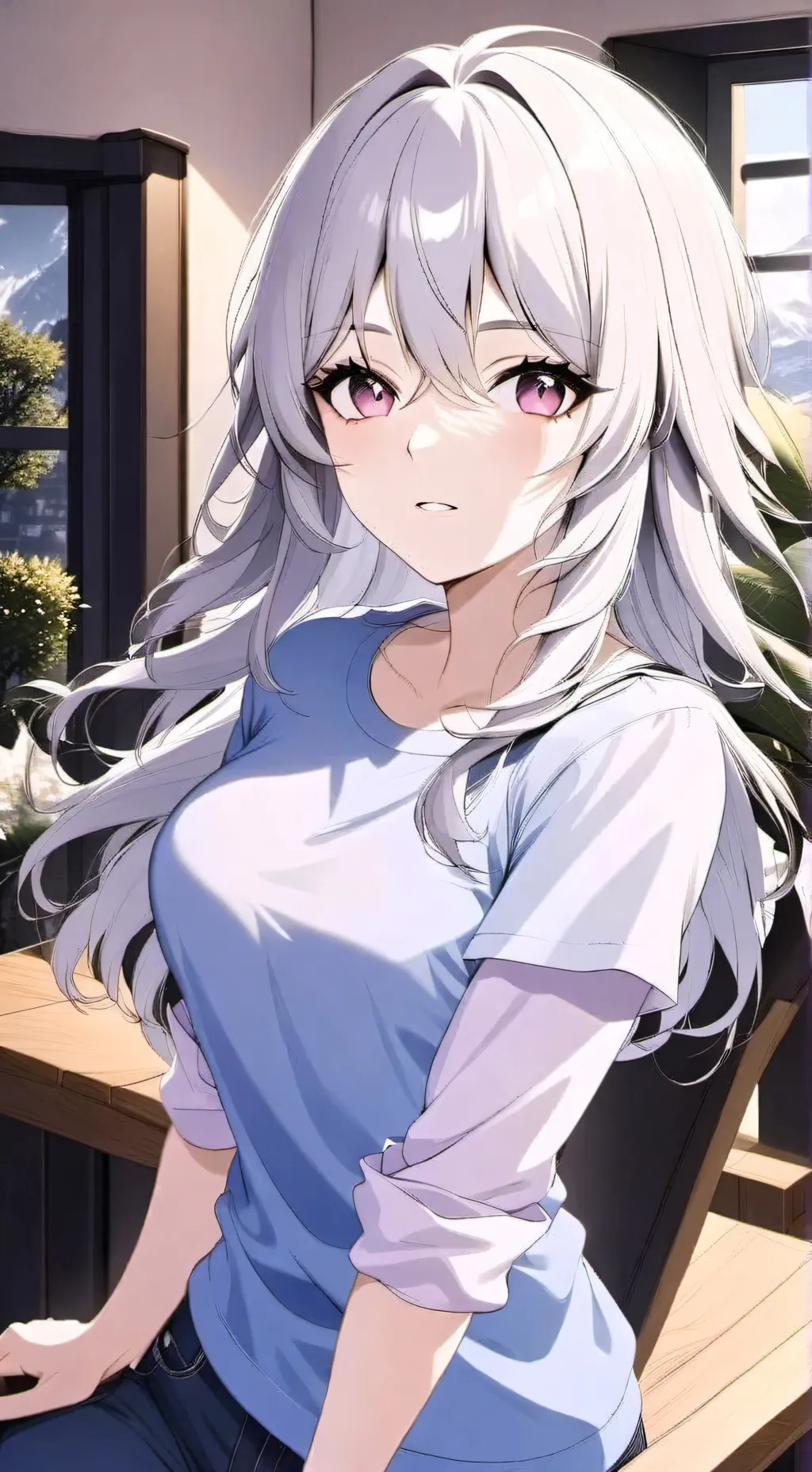 ai character: Keimi Rodríguez  background