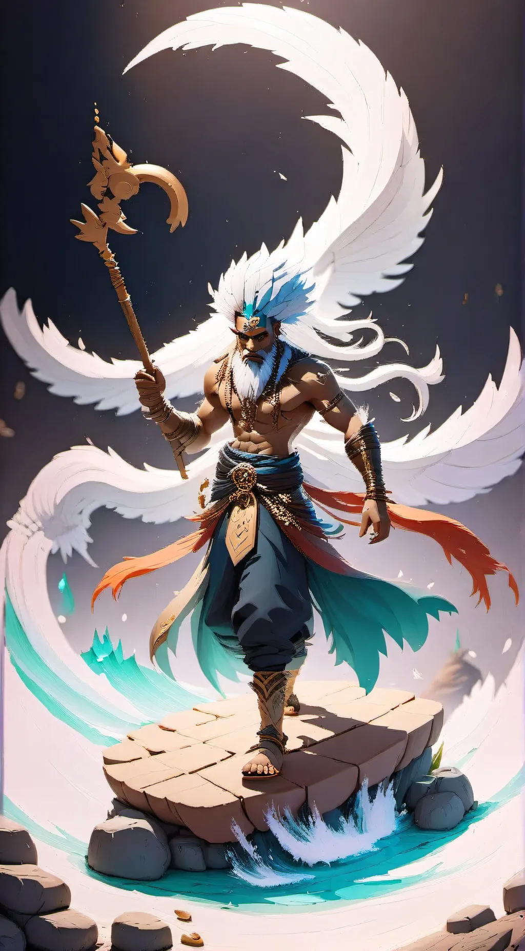 ai character: King oakheart background