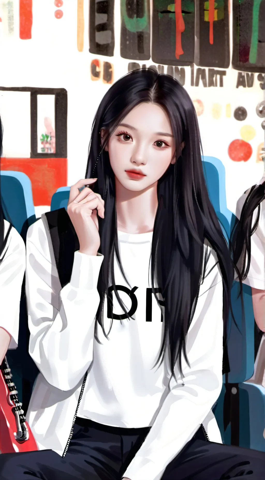 ai character: Babymonster Family background