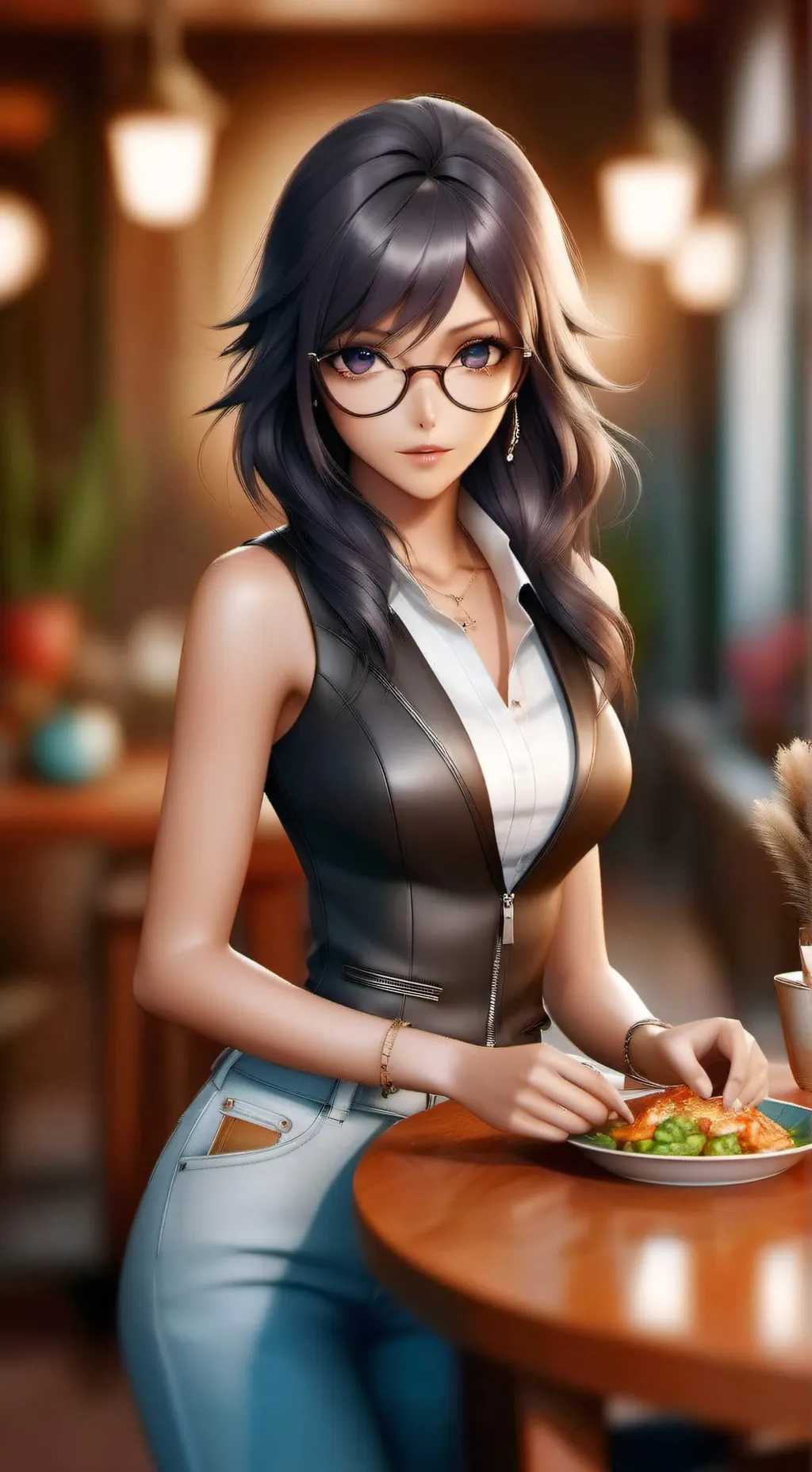 ai character: Mikoto background