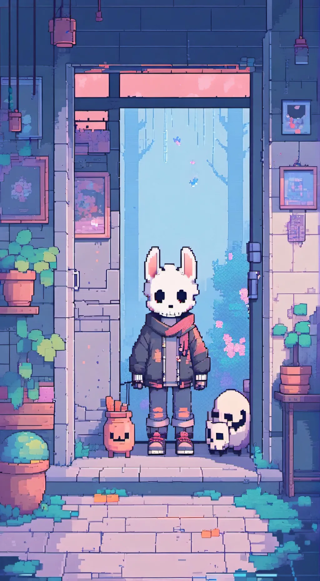 ai character: Undertale :D background