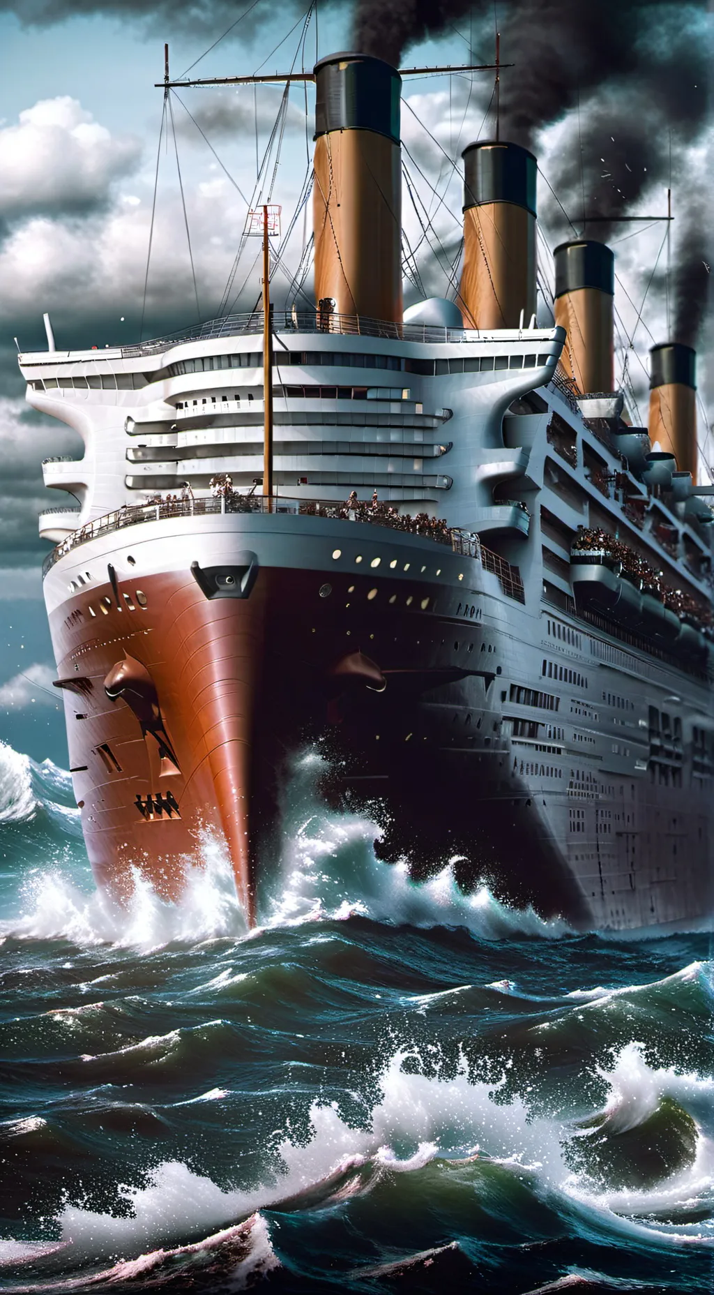 ai character: Titanic background