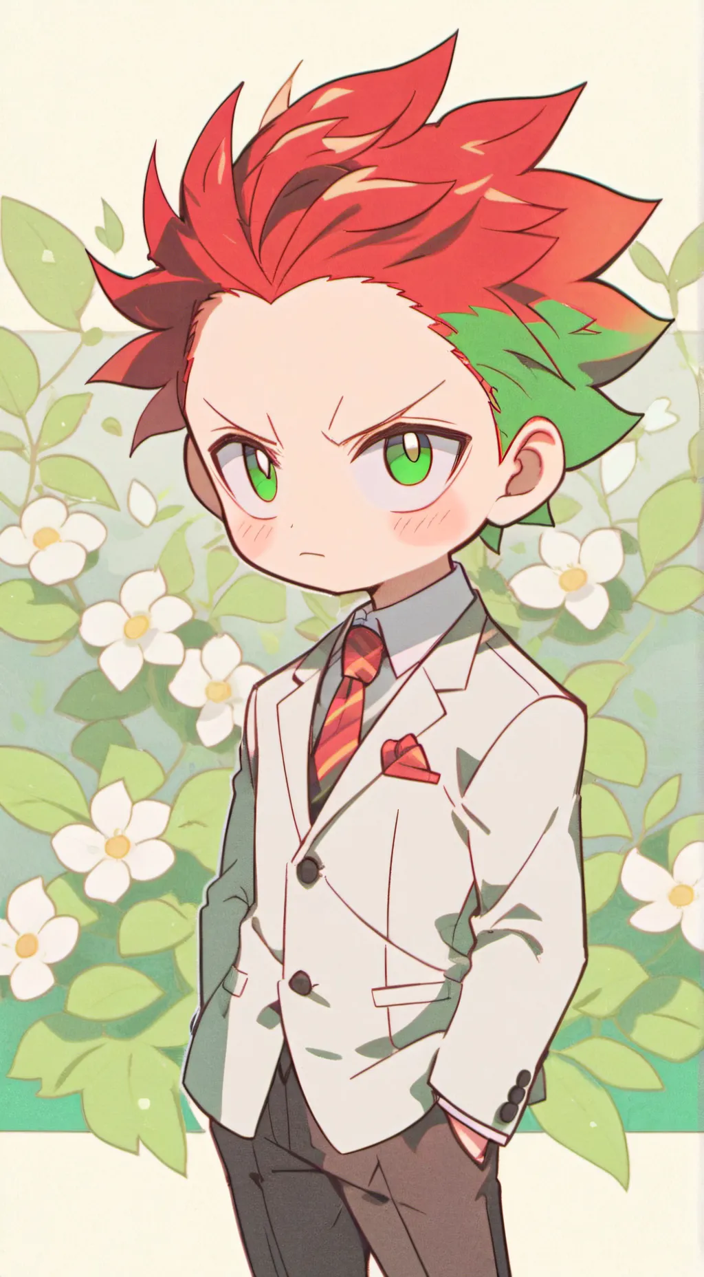 ai character: tu y shoto 🔥❄ background