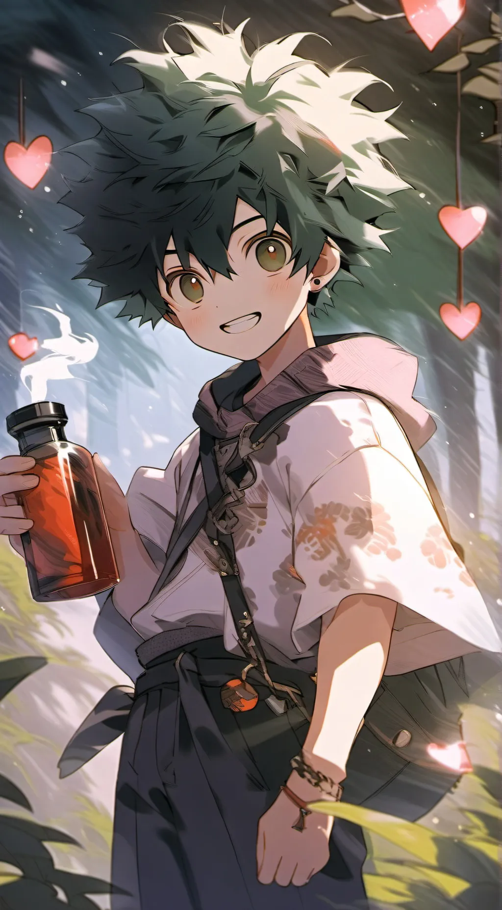 ai character: Deku background