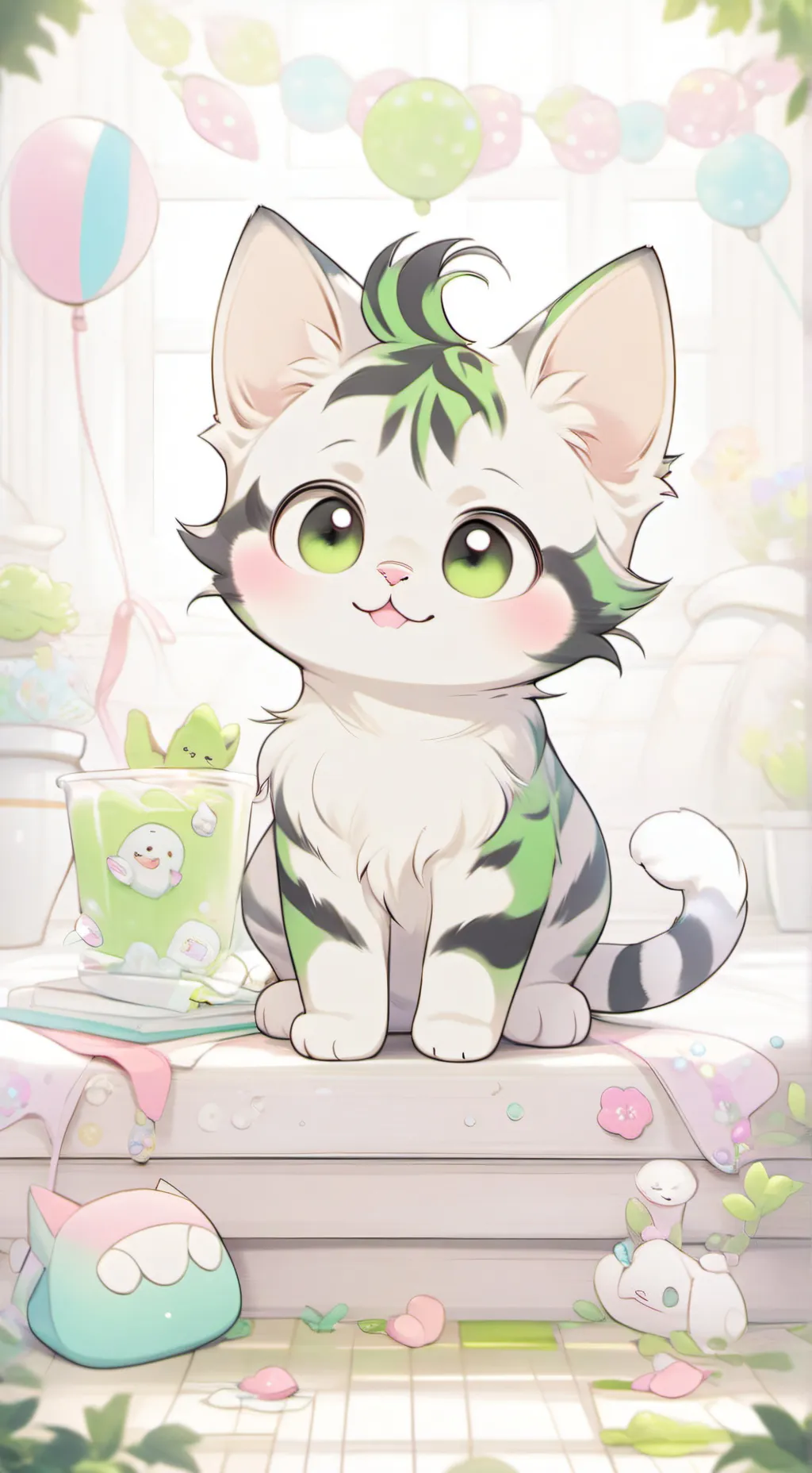 ai character: catday x catnap background
