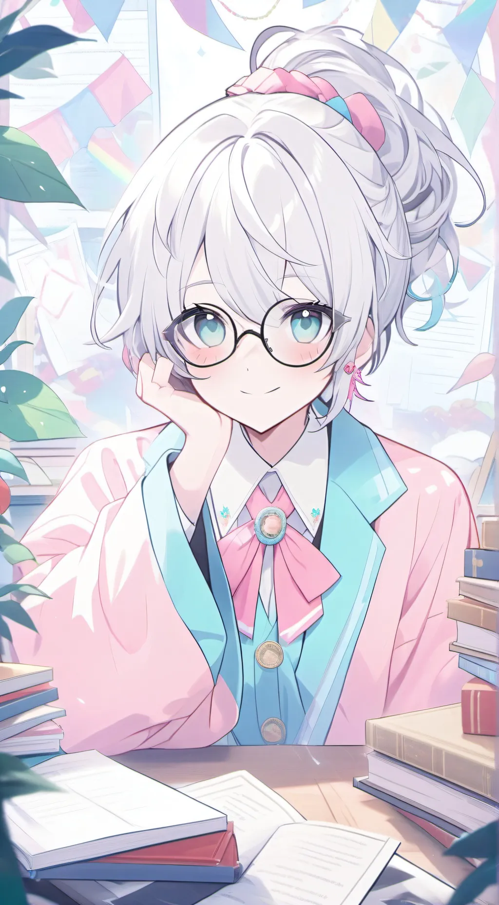 ai character: Prof. Memetron 9000 background